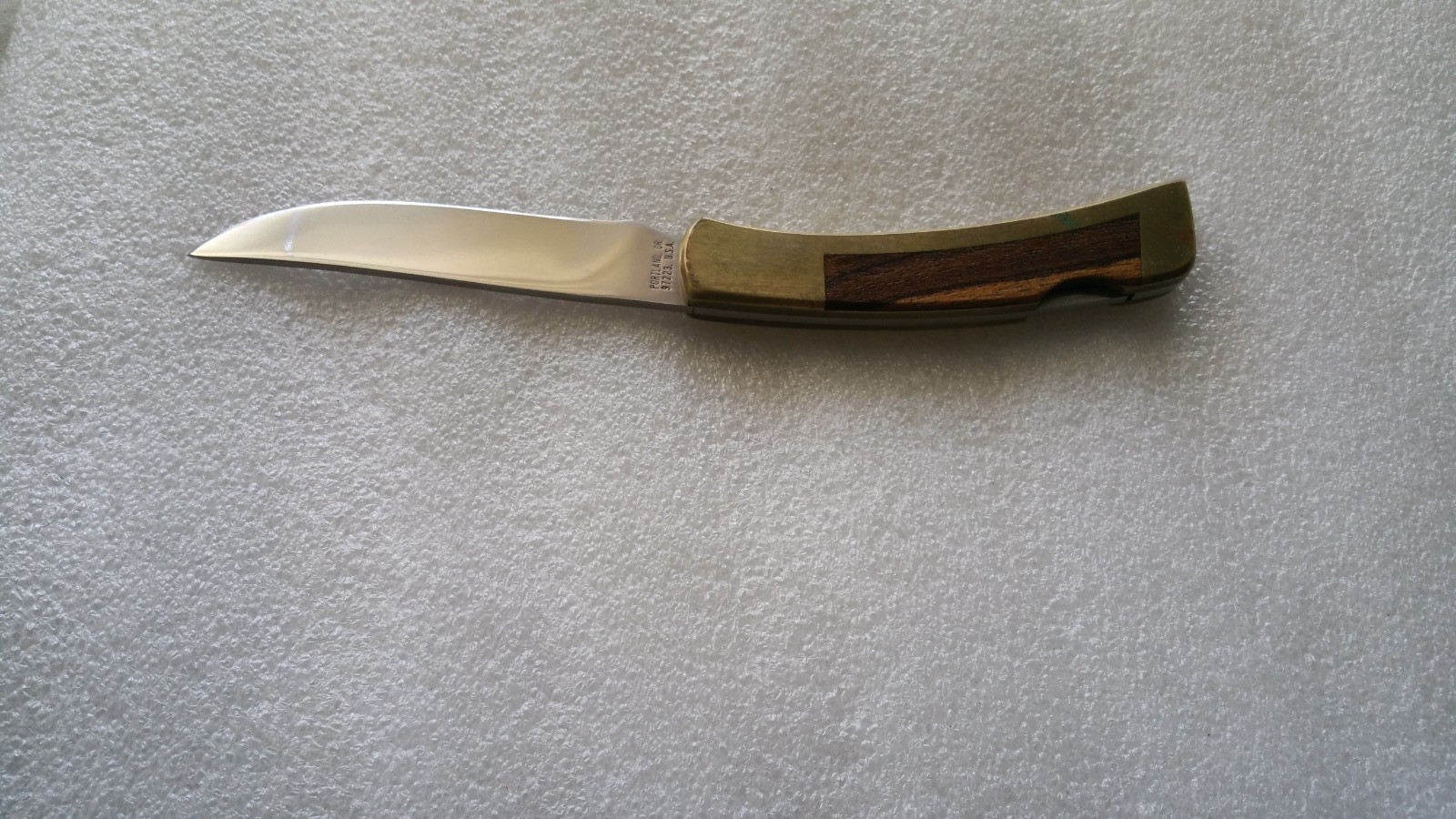 Gerber Sportsman II 2 Pocket Knife Folding Lockback Hunter Vintage + Sheath 80's