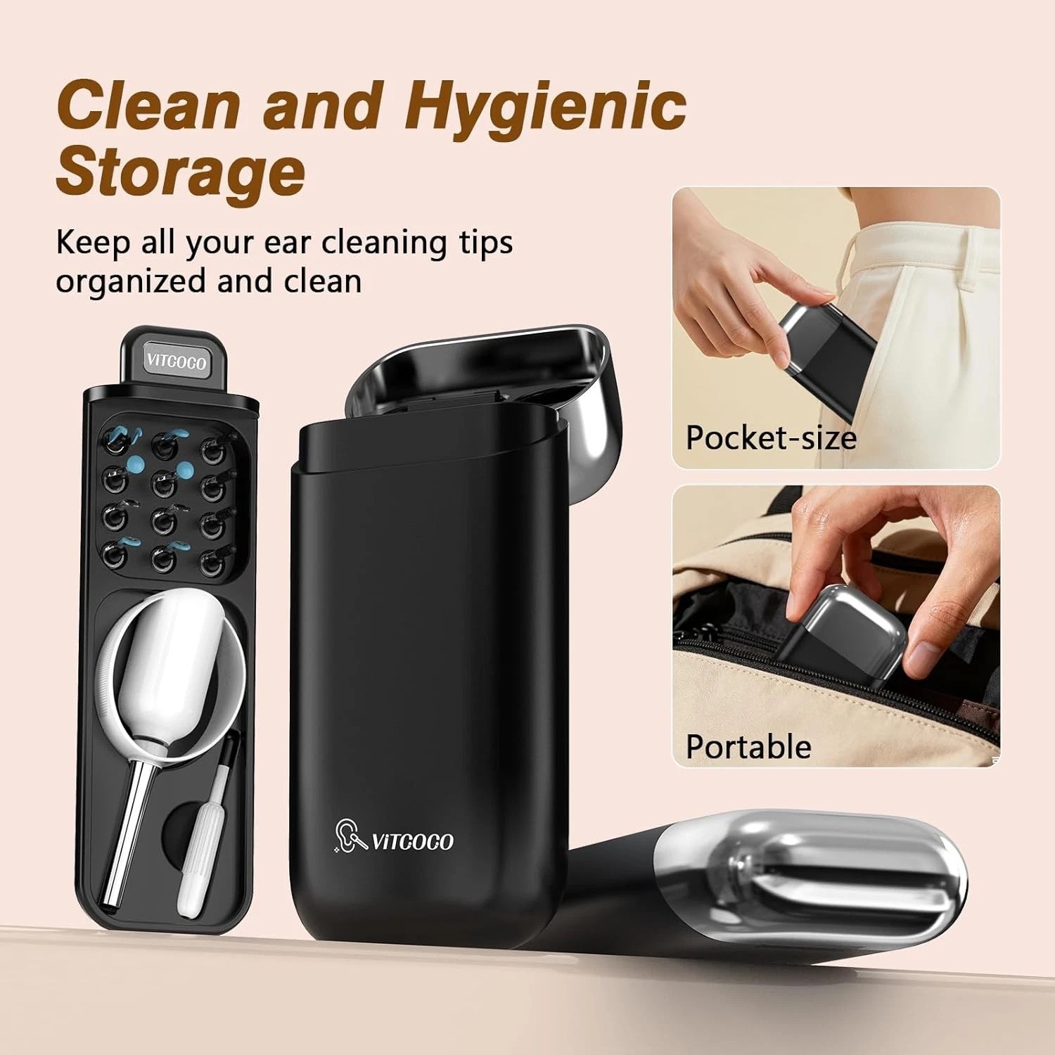 Ear Wax Removal Tool Kit With 1080P HD Otoscope Ear Wax Cleaner for Adults Kids