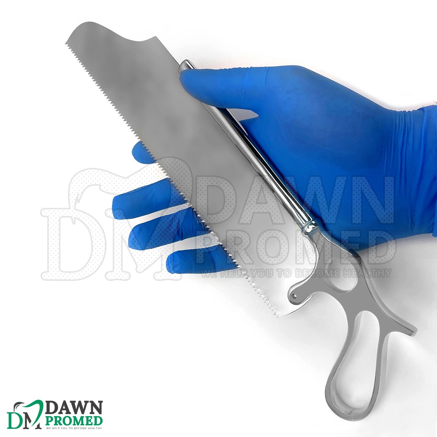 Angled Bone Saw 6" & Satterlee Bone Saw 13” 2 Pcs Set Orthopedic & Vet German Gr