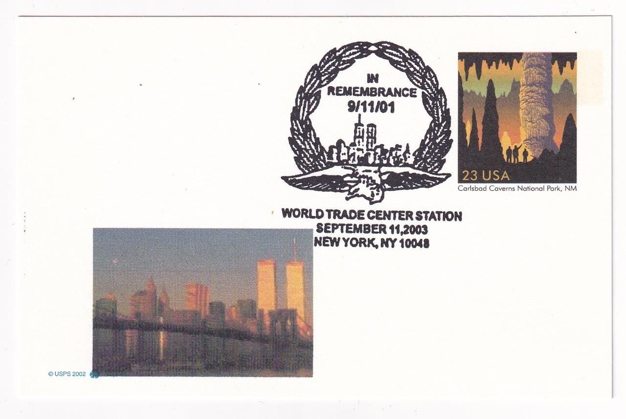 IN REMEMBRANCE 9/11 Twin Towers Cover C4901D