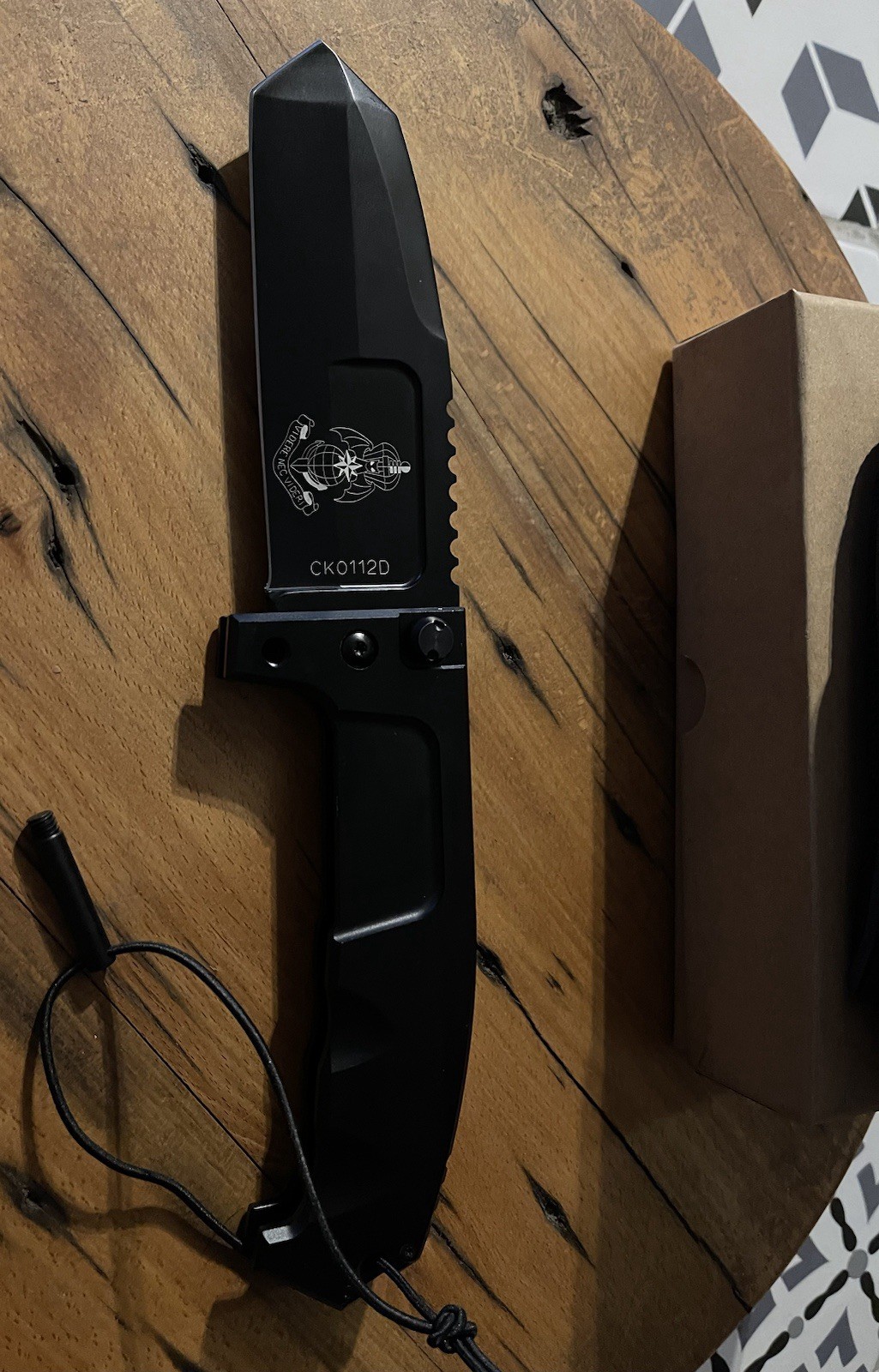 EXTREMA RATIO RAO 185° FOLDER COMBAT TACTICAL KNIFE WITH SHEATH