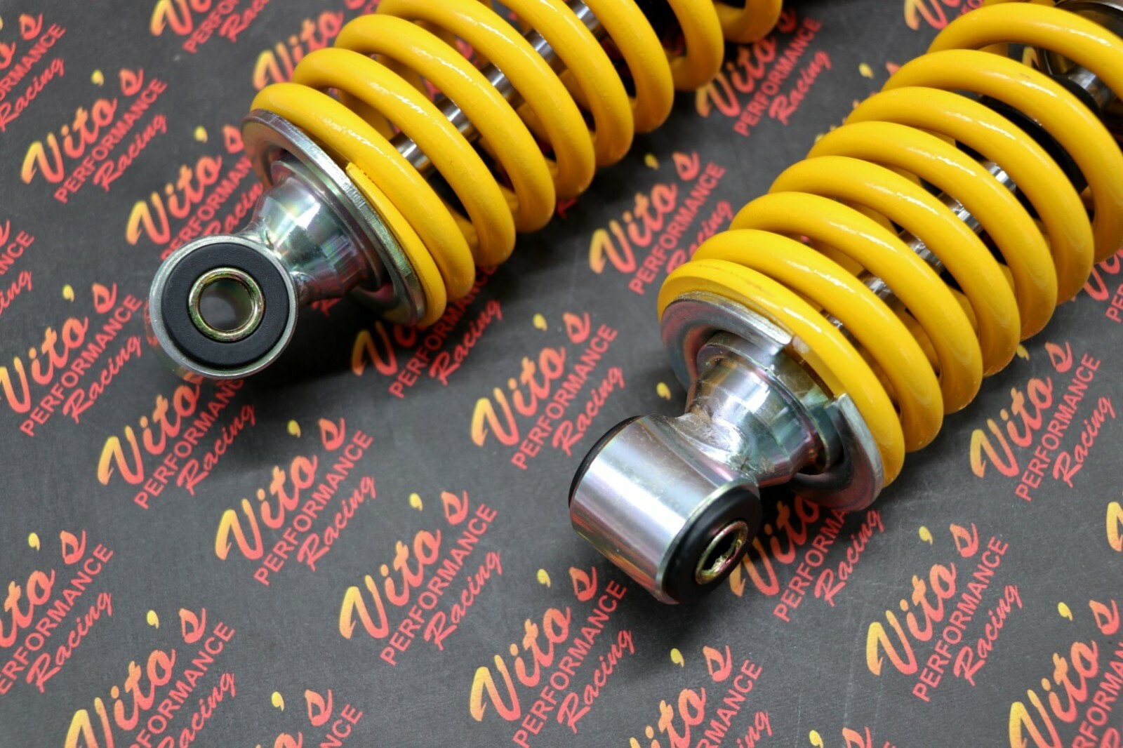 2 x NEW FRONT SHOCKS 1987-2006 Yamaha Banshee ATV springs YELLOW