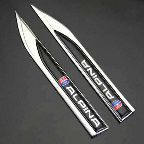 NEW ALPINA BLADE Badge FENDER Emblem For 3 5 7 Series X1 X3 X5 x6 m3 m5 m6 m4