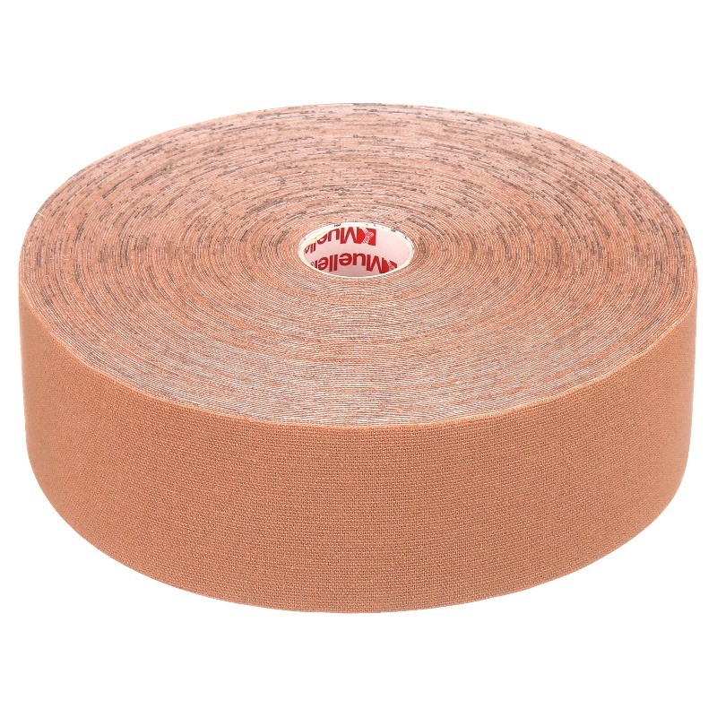 Mueller Kinesiology Tape, 2" x 98.4 ft (30 Meter) Continuous Roll, Beige