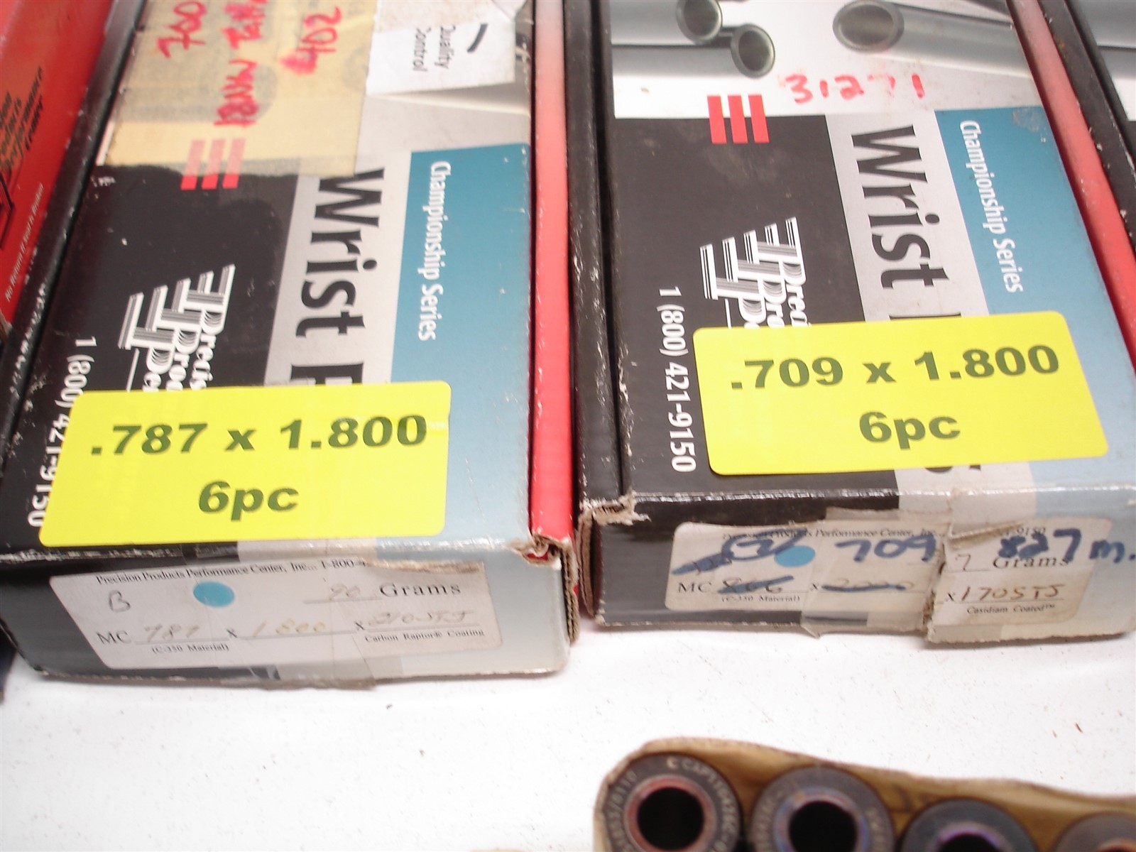 BULK 70pcs ASSORTED NASCAR CASIDIAM DLC COATED WRIST PINS .709" .787" .866"