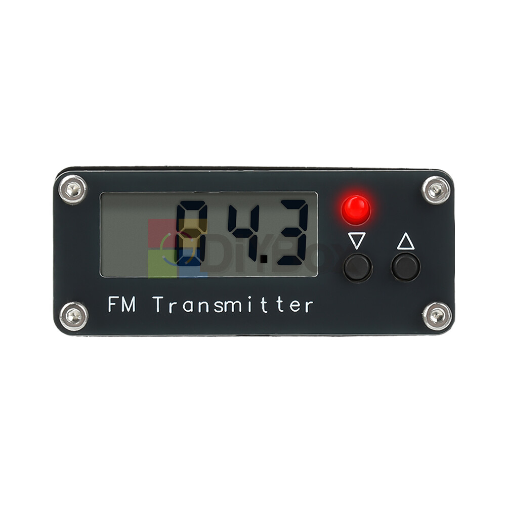 2KM 0.5W FM Transmitter 76M-108Mhz Digital Display Stereo FM Transmitter Type-C