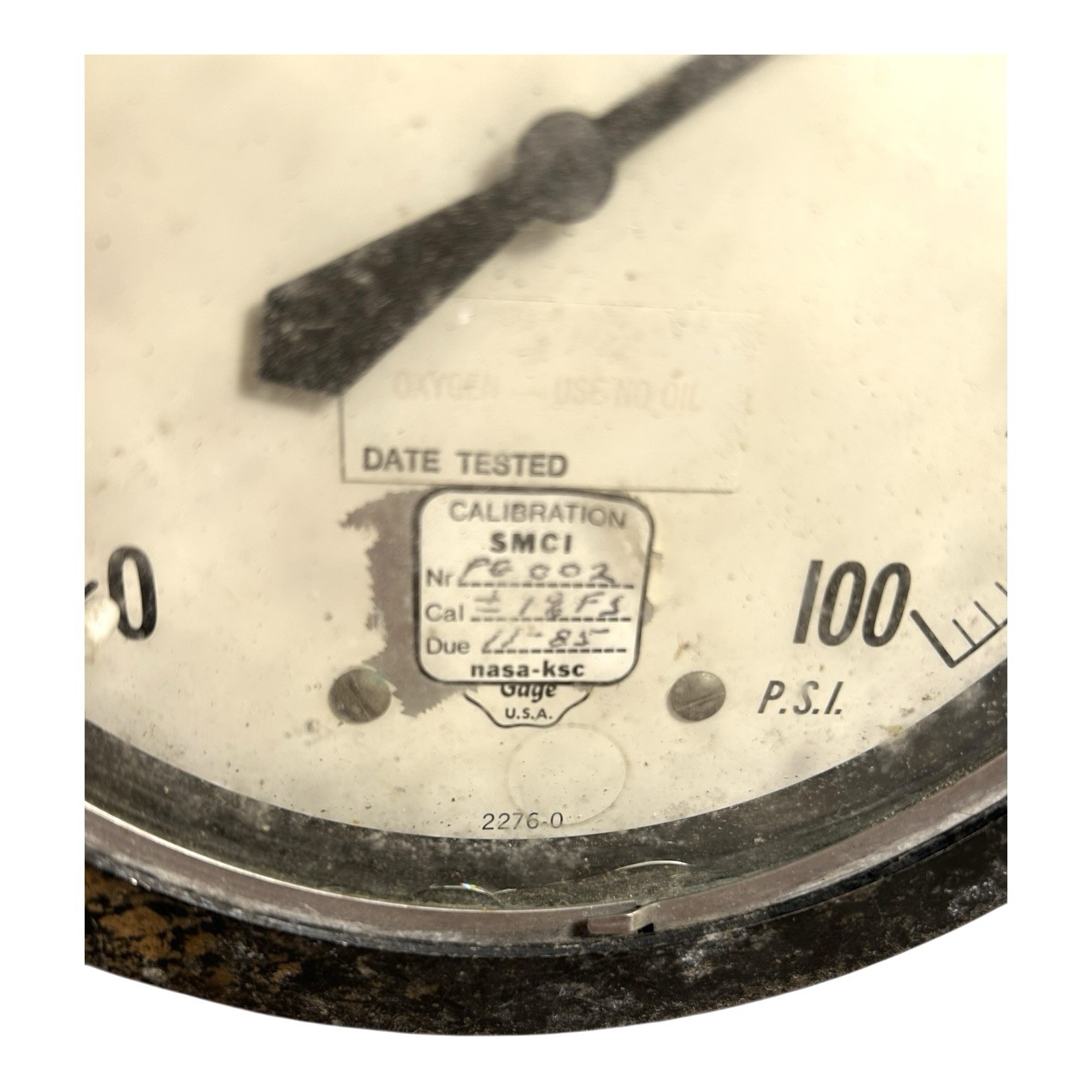 Vintage Genuine NASA Saturn V ACCO Pressure Gauge