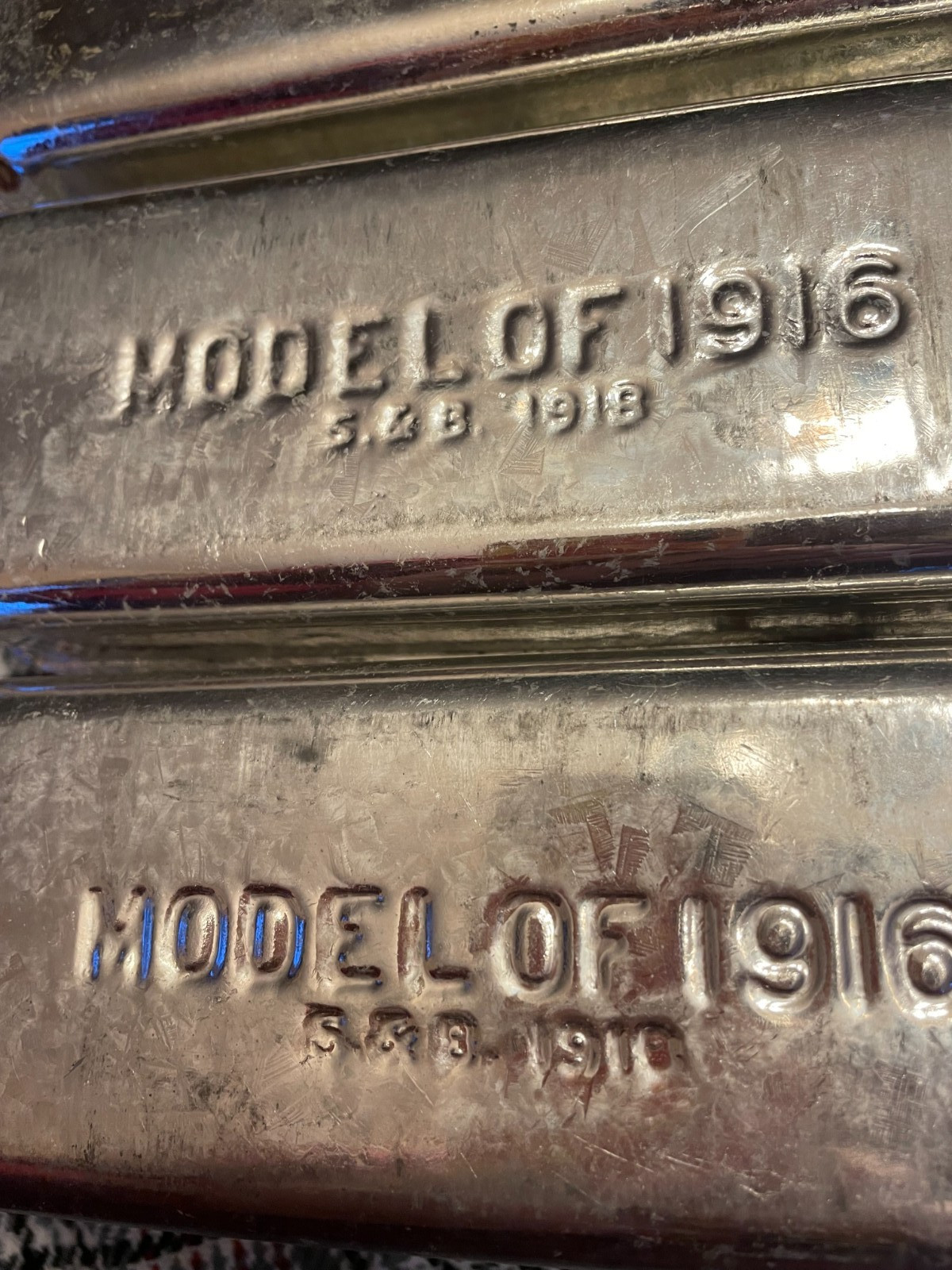 Original WWI Model of 1916 Bacon Tin Can Ration Meat Tin AEF US Army Pristine!