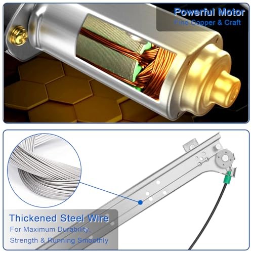 741-644 Power Window Regulator & Motor Assembly Front Left Driver Side
