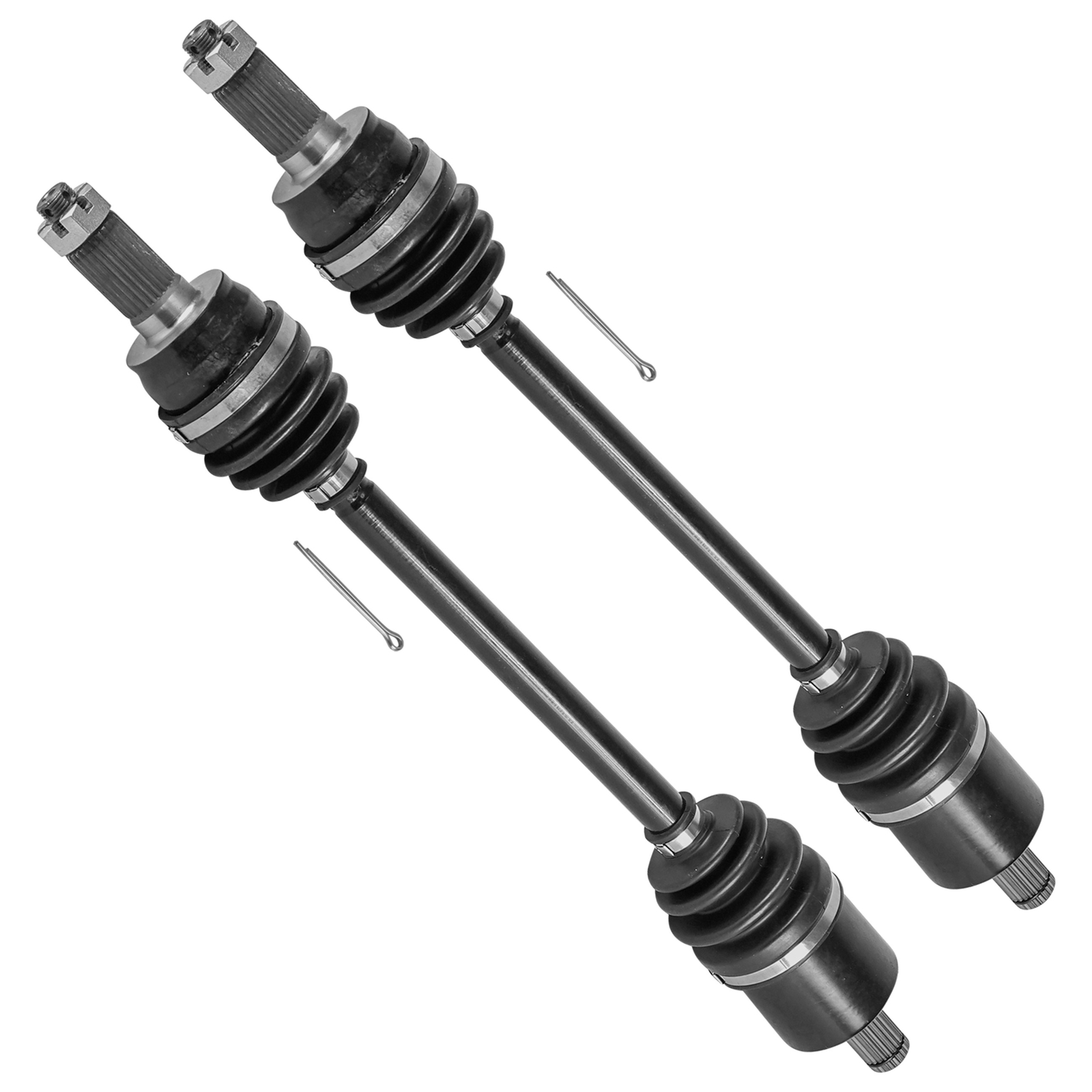 Caltric Front Left & Right CV Joint Axles For Polaris 1332873 2203843 2203844