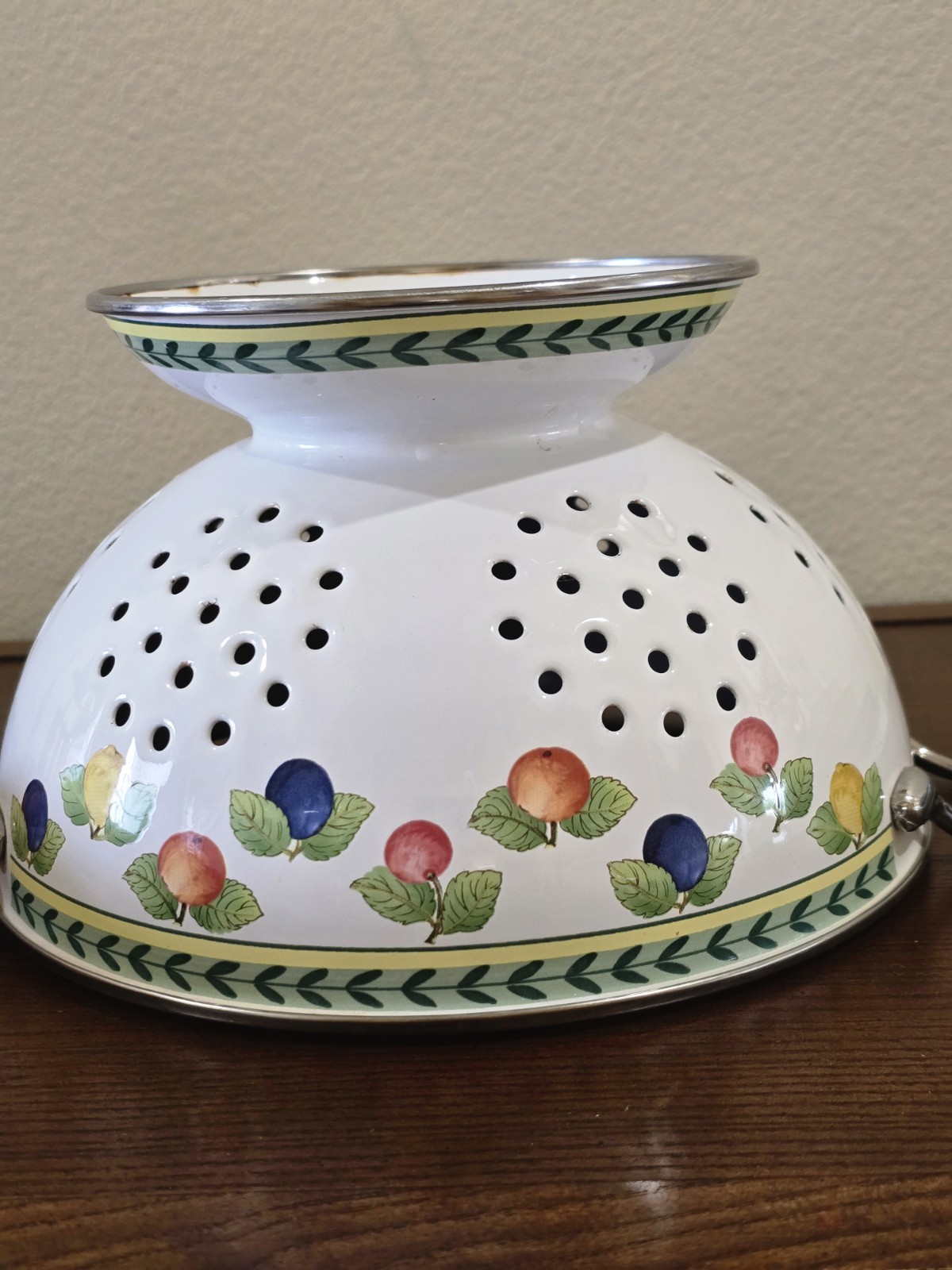 Villeroy & Boch French Garden Fleurence Metal Colander #1748