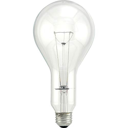 15740 300-Watt Incandescent, 5870 Lumens, E26 Medium Base, PS30 Shape