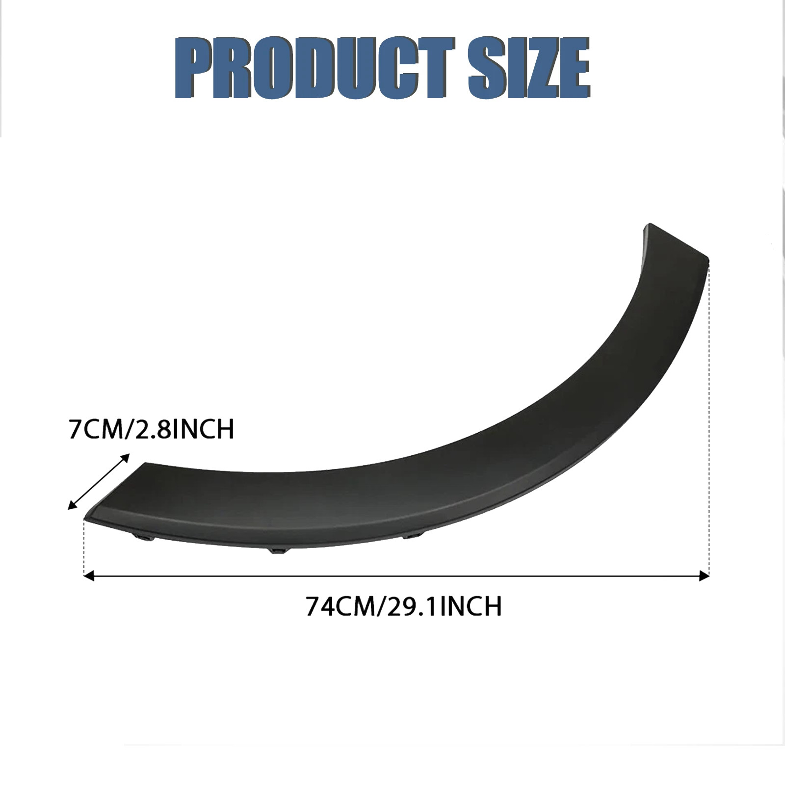 Front Wheel Arch Molding Flare For Ford TRANSIT 150/250/350/350HD 2015-2024 2022