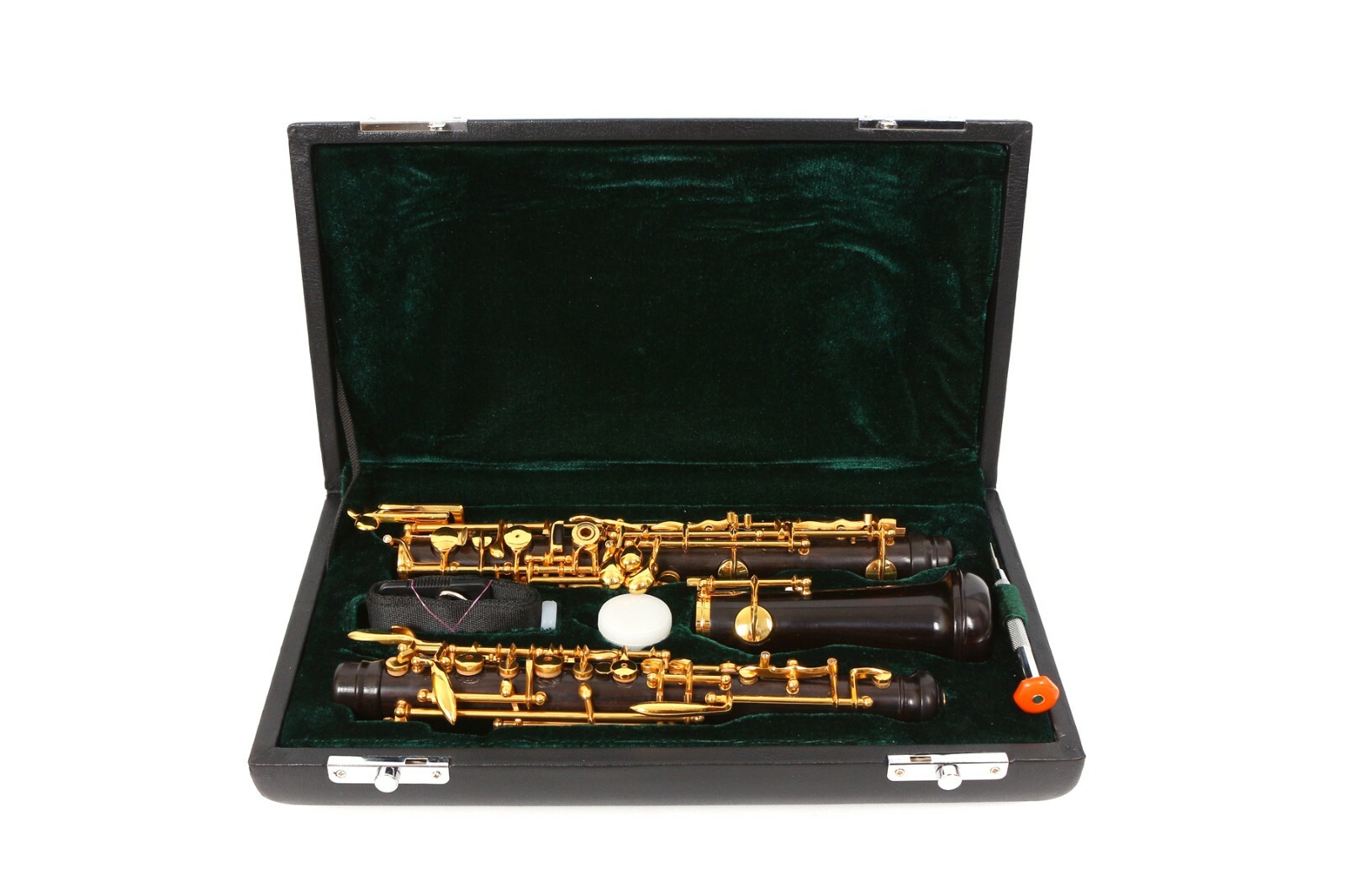New Oboe Professional Ebony wood C key left F Resonance Golden plated key