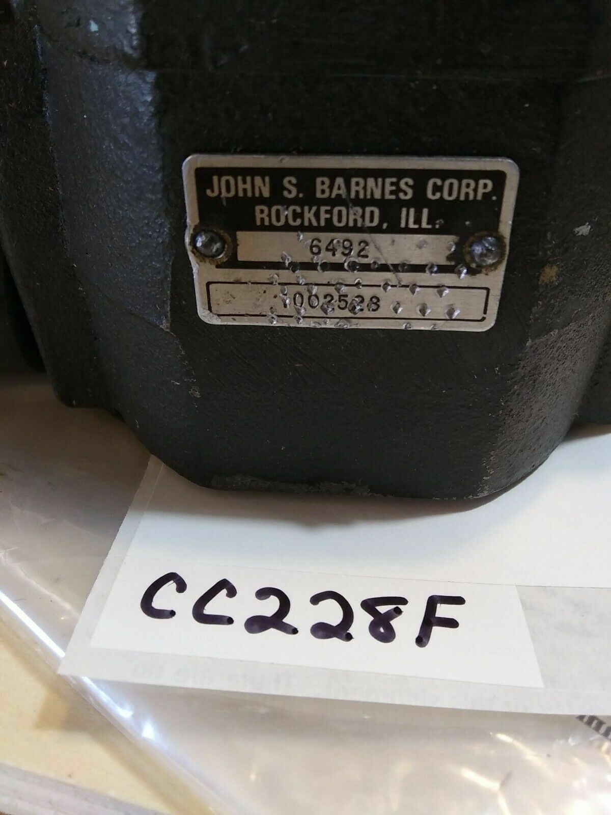 BSM 1002583 Rotary Gear Pump