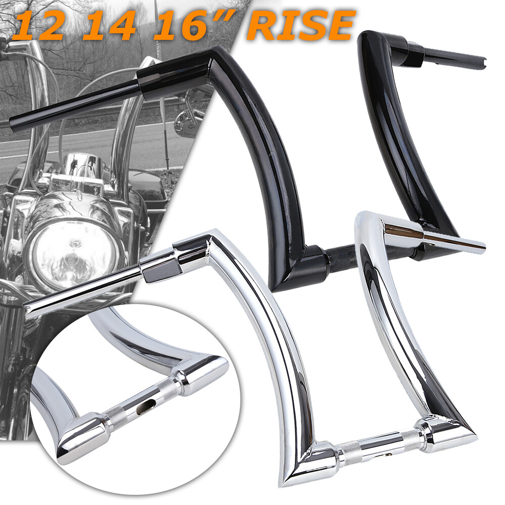 12" 14" 16" 18" Rise APE Hangers Handlebars 2" DNA Monster Fat Bars For Harley