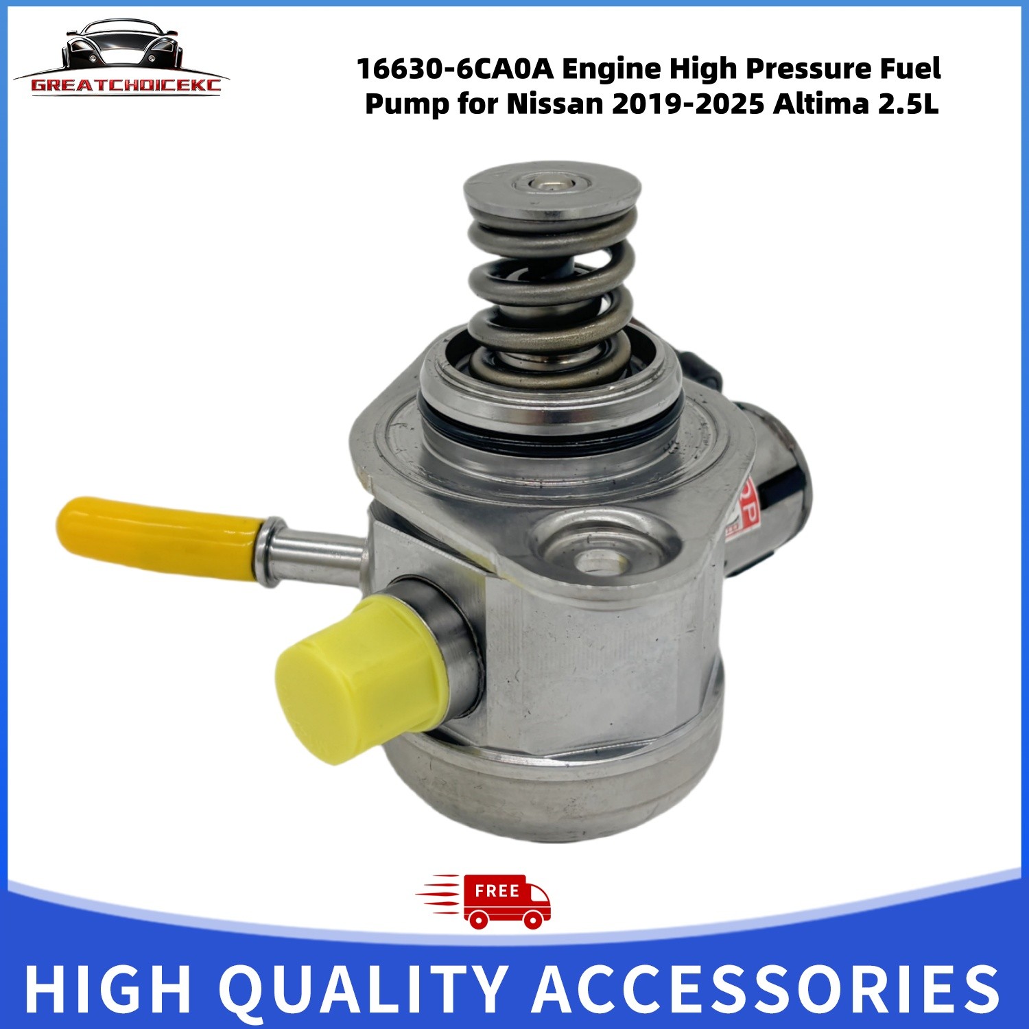 New 16630-6CA0A High Pressure Fuel Pump For Nissan 2019-2025 Altima 2.5L US