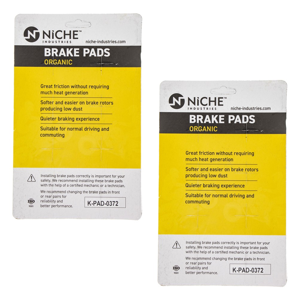 Brake Pad Set for Harley-Davidson Tri Glide Freewheeler Front Organic 2 Pack