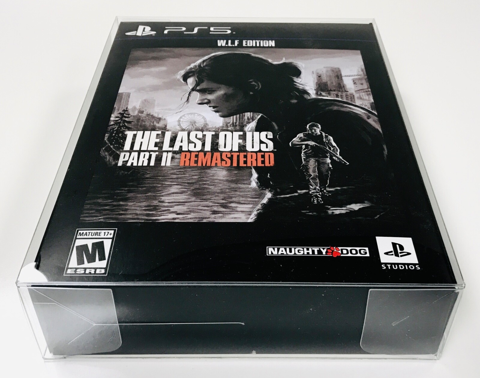 1 Box Protector for THE LAST OF US PART 2 REMASTERED WLF EDITION PS5 SE Clear