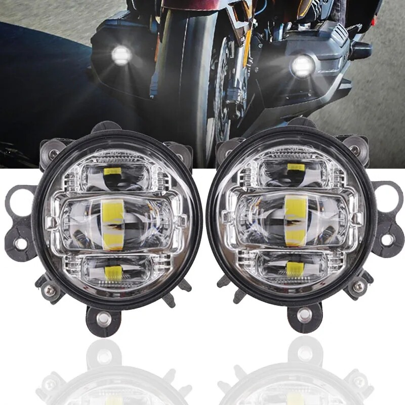 Aluminum Alloy LED Driving fog lights For Honda GL1800 1800 Goldwing 2001-2010