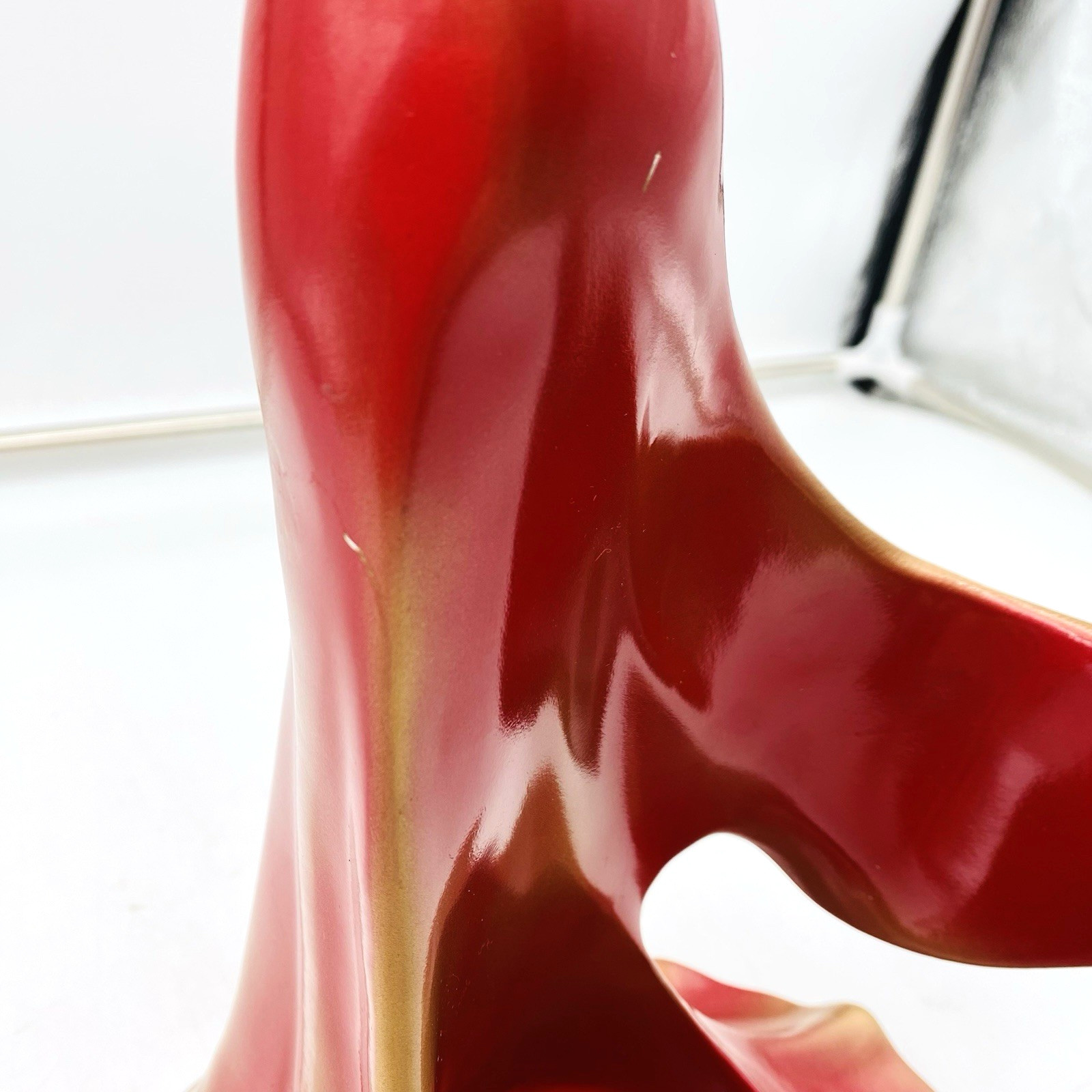 Wine Bottle Holder Stand Elegant Beauty Lady Woman Girl with Fan Made of Resin