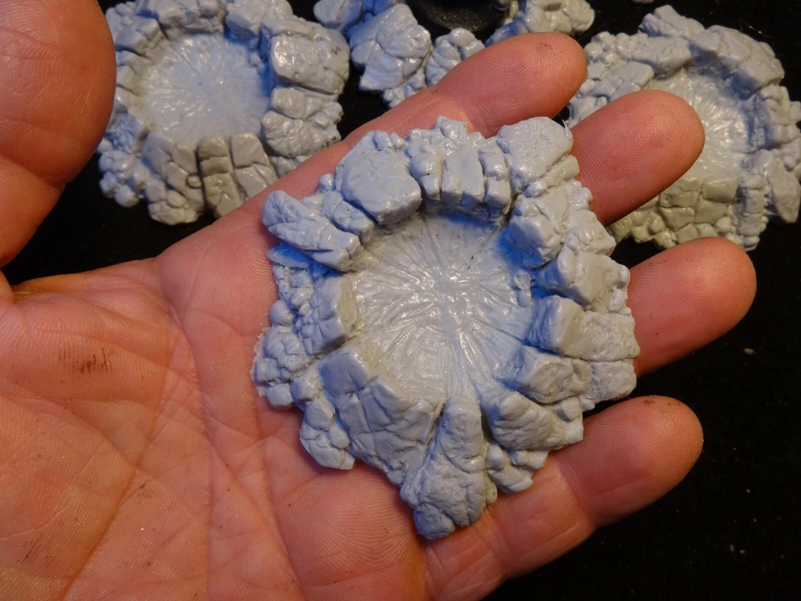 18 craters terrain 28mm FAST SHIP|Alternate Wargaming Miniature