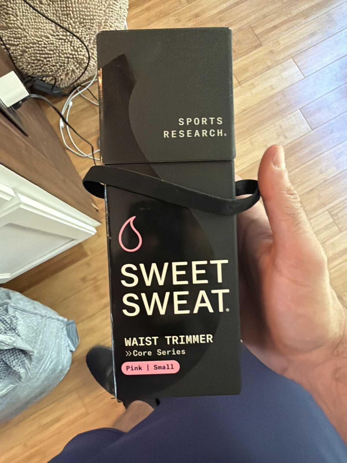 Sports Research Sweet Sweat Waist Trimmer Core Series Small Neoprene Workout Bel