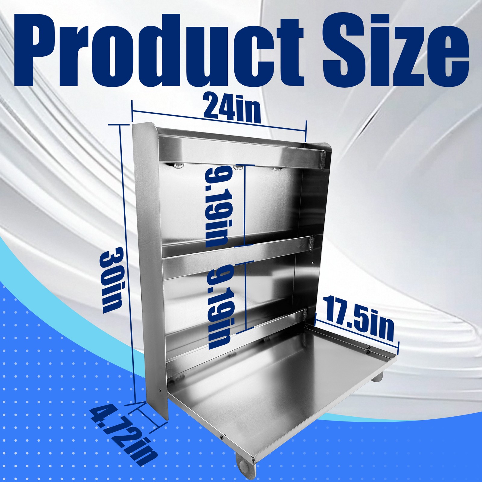 Aluminum Shelves Cabinet Garage Enclosed Trailer Storage Organizer Workstation