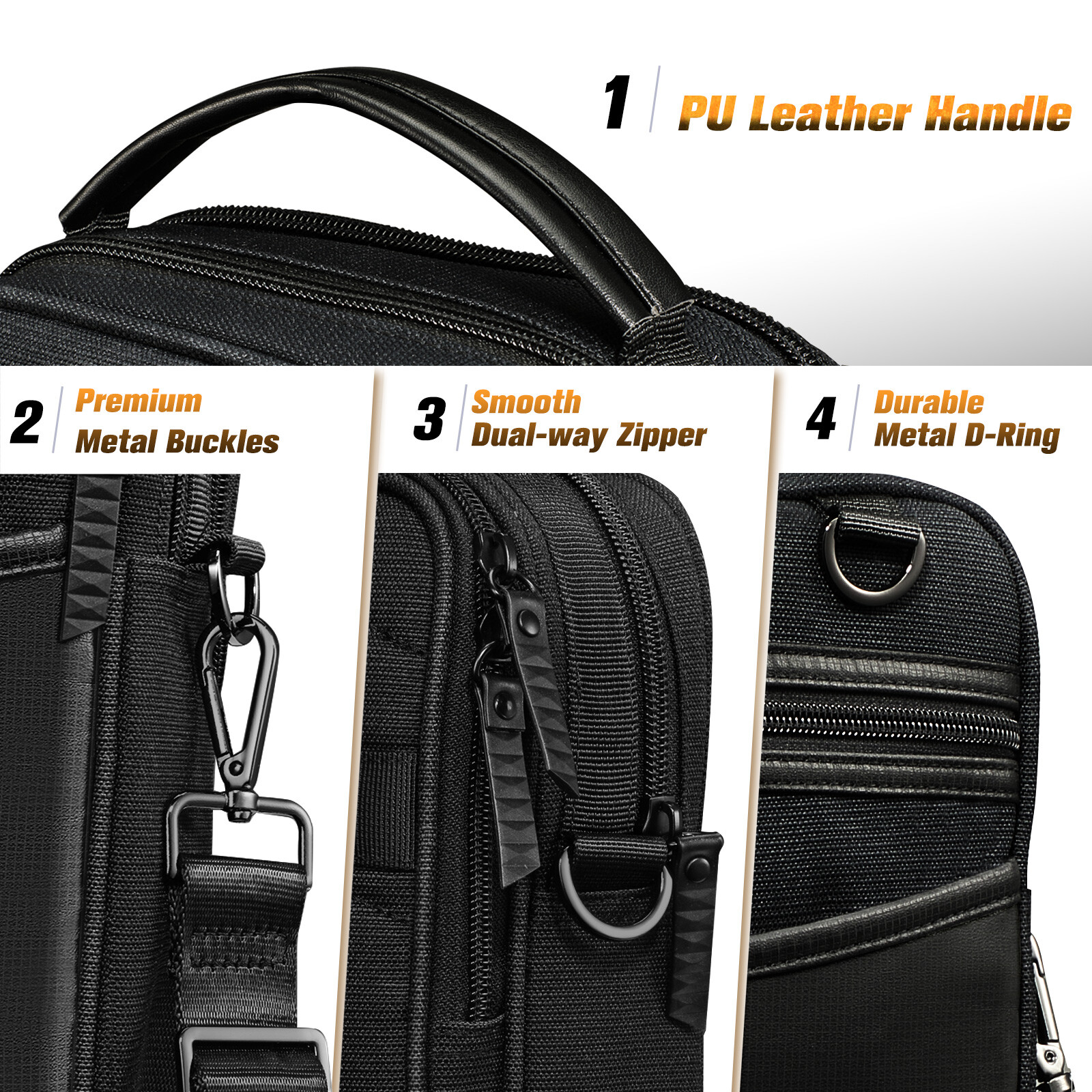 Pistol Carry Case Gun Shoulder Bag, Tactical Handgun Holster Duffle Padded Pouch