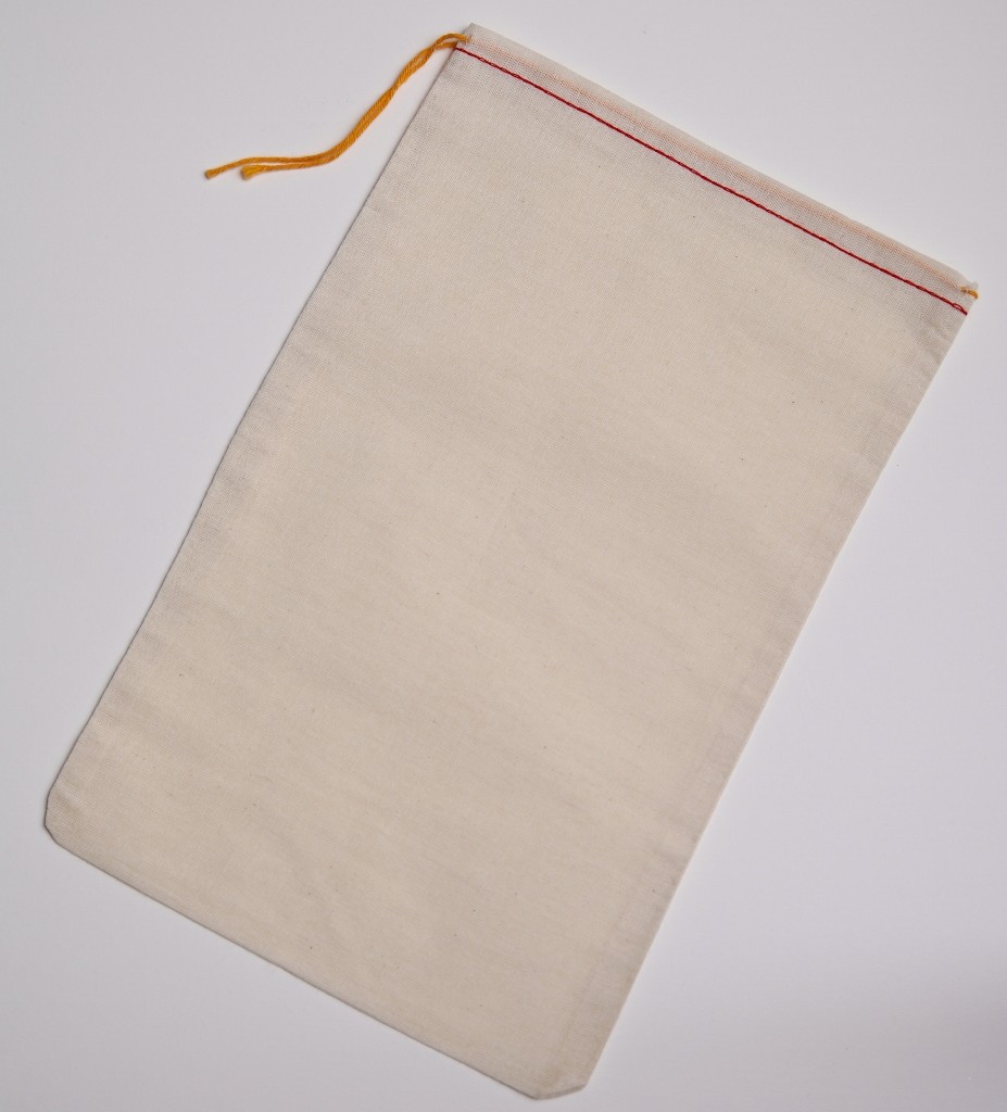 Made in the USA 8x12 inch (20x30 cm) Muslin Drawstring Bags