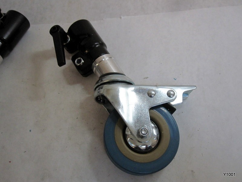 Swivel Caster Wheels Set, Photography Light Stand Wheels 75x21 see pictures