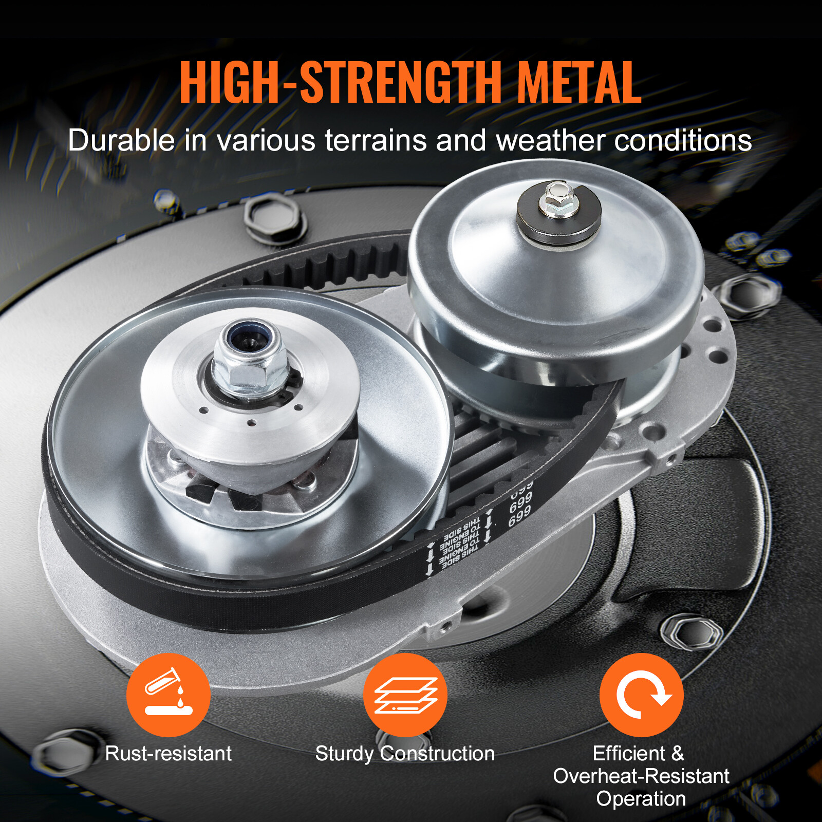 VEVOR Go Kart Torque Converter 3/4" Clutch 10t12t Cvt Combo 30 Mini-bike