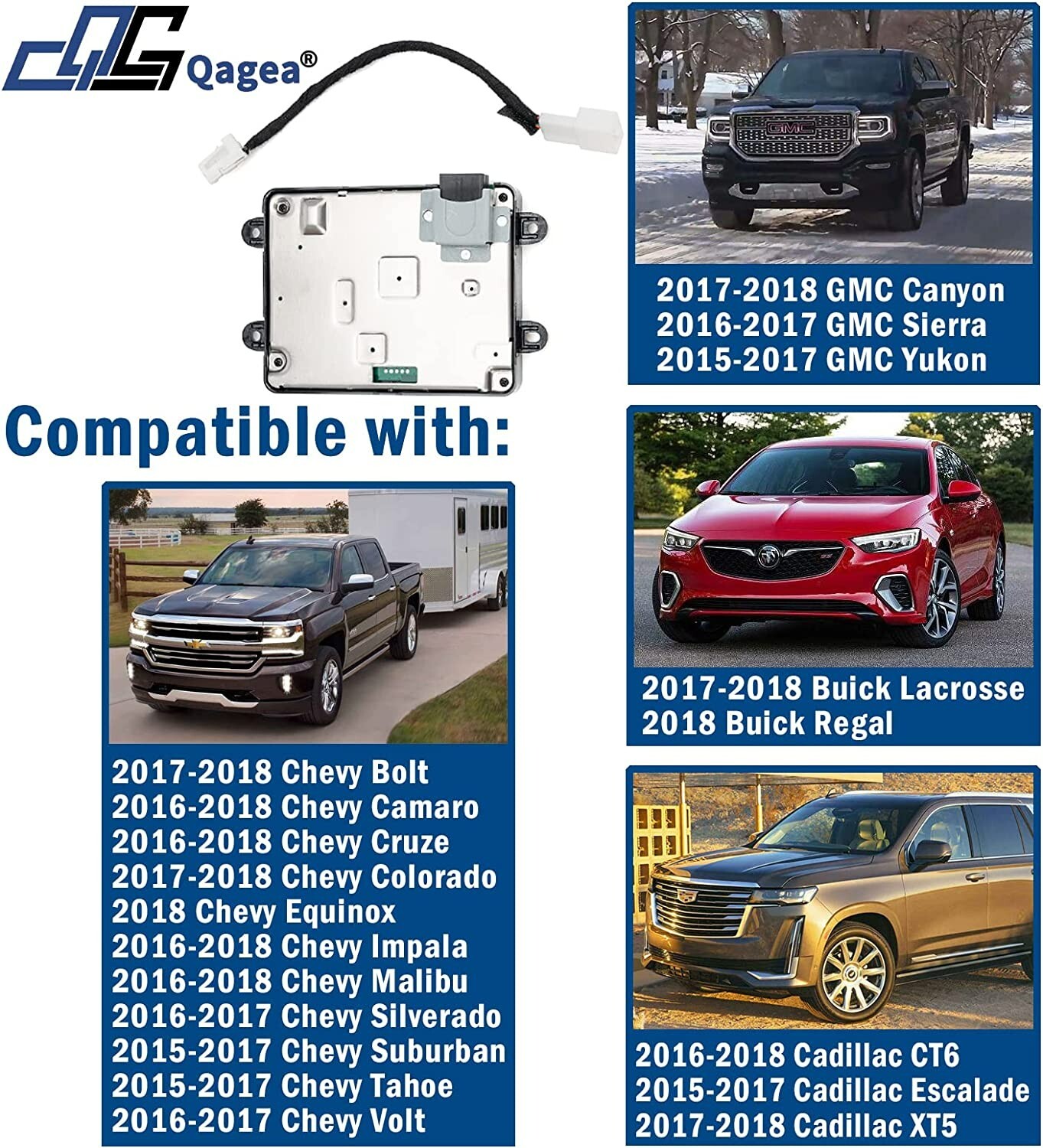 Center Console Wireless Charging Module with Connector Harness 13521066