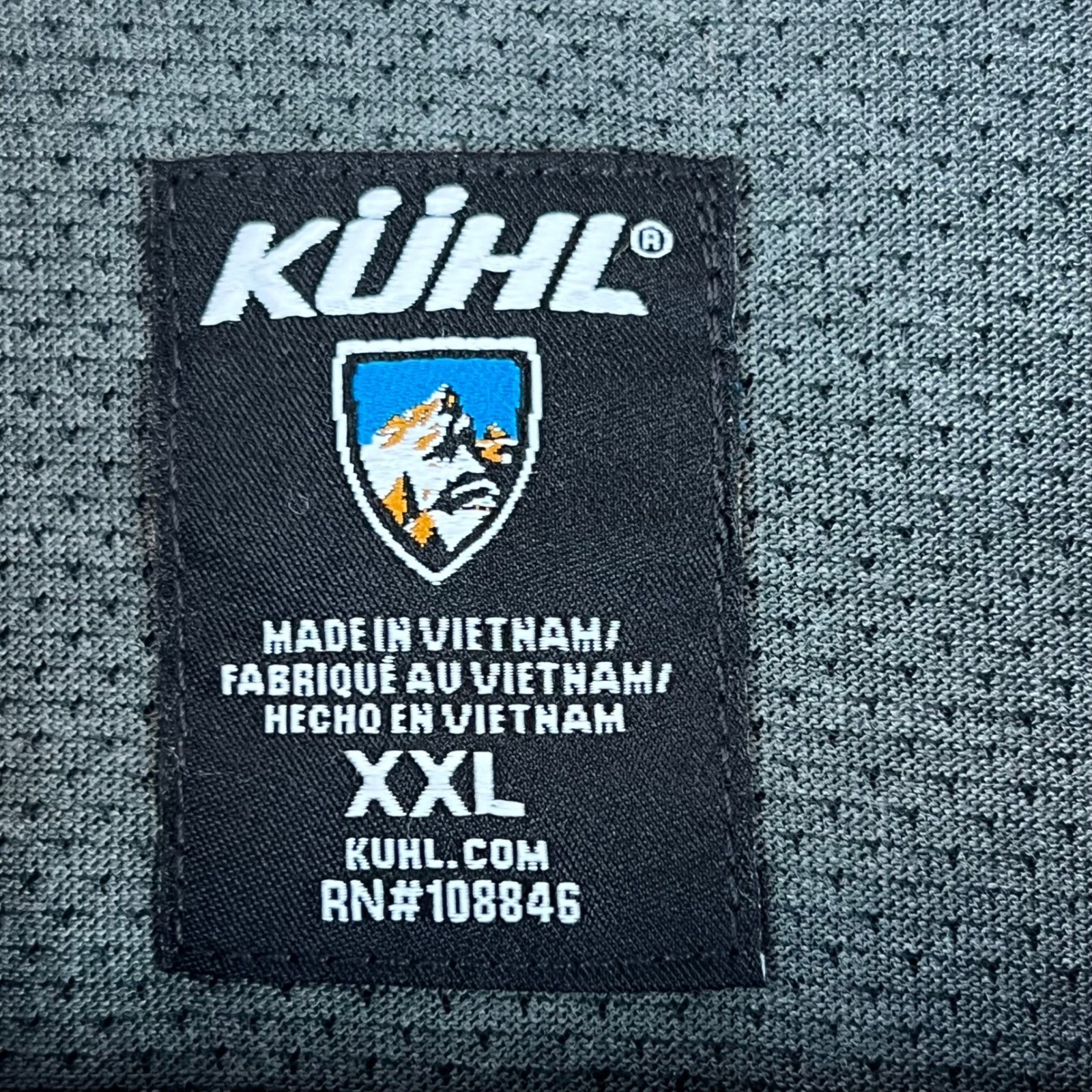 New Kuhl Mens Airvolution Long Sleeve Button Up Shirt Carbon UPF 30+ XXL