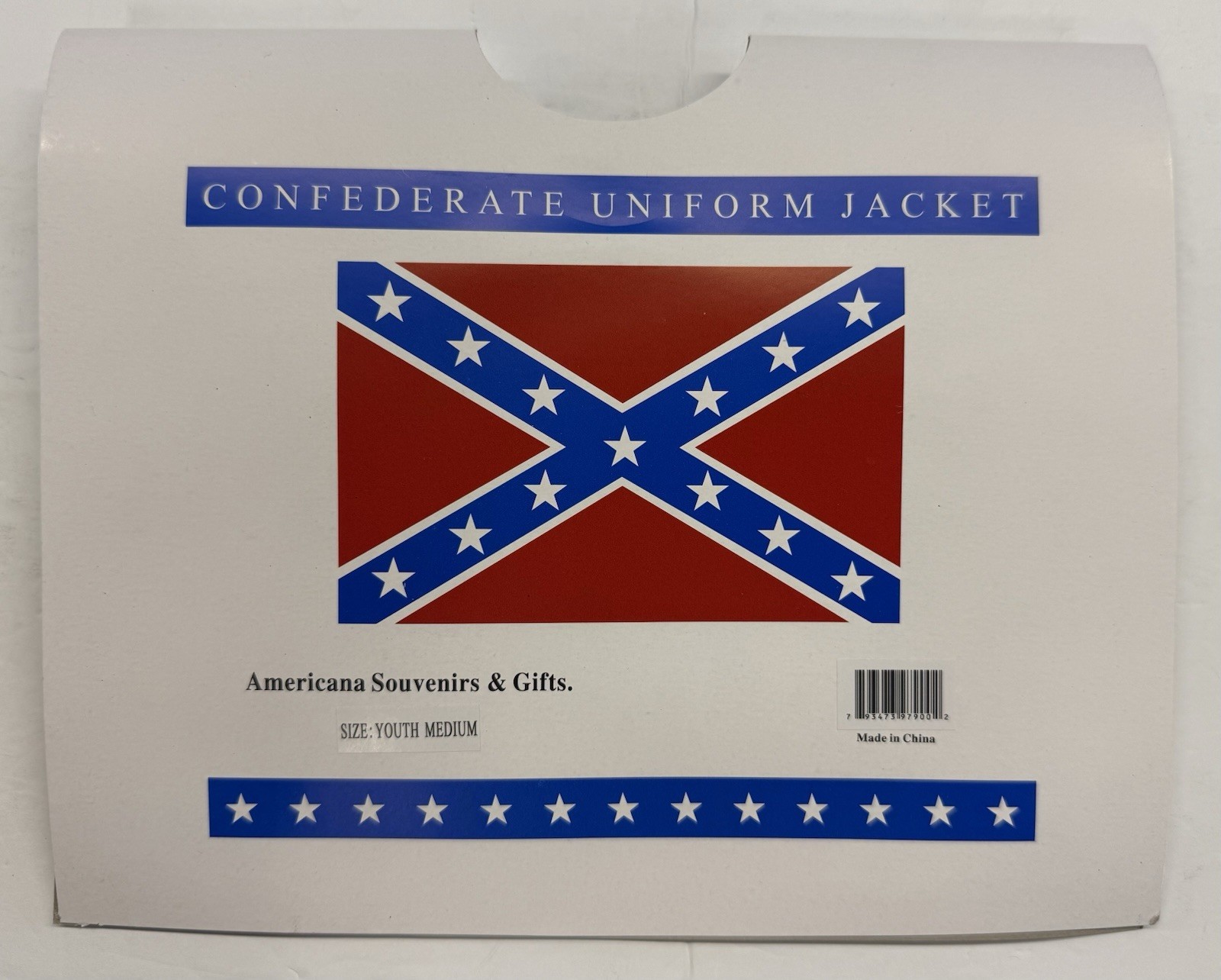 Confederate Uniform Jacket Size: Youth Medium