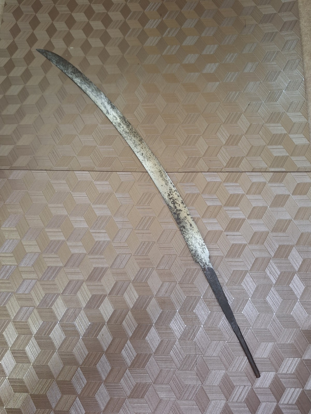 Antique Hand Forged Marked GERMANY Dussack Sword Blade ONLY 15" Blade 21" 0al