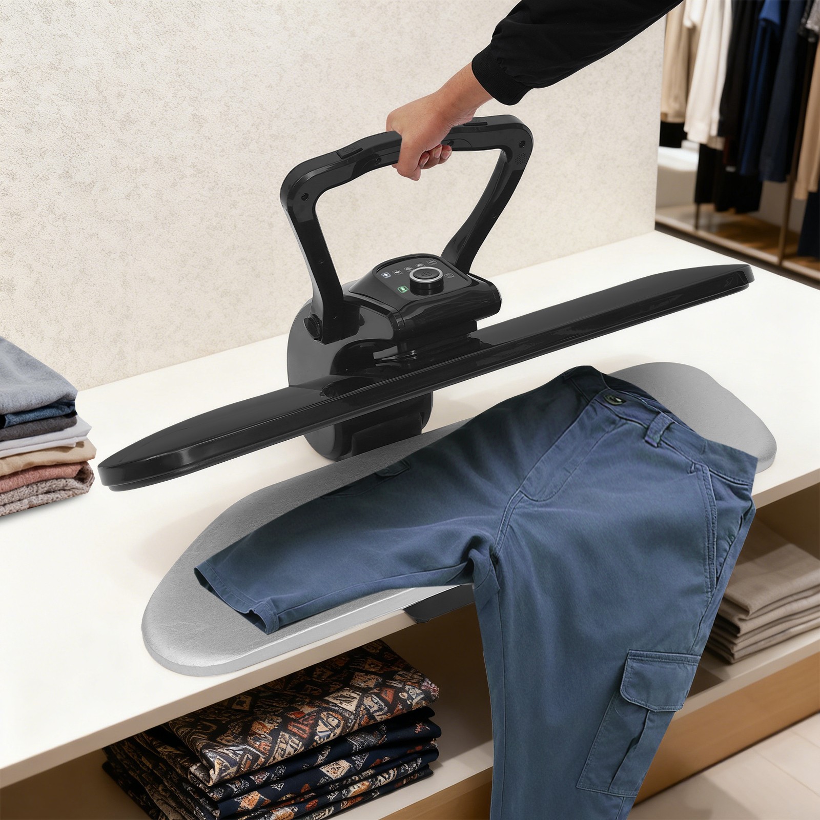 36 Inch Professional Steam Iron Press Fabric Steam Press Machine Iron 1600W