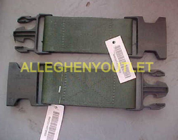 2 USGI Military BLK USMC Tactical Pistol Utility LC-2 Web Belt 6" Extenders NEW