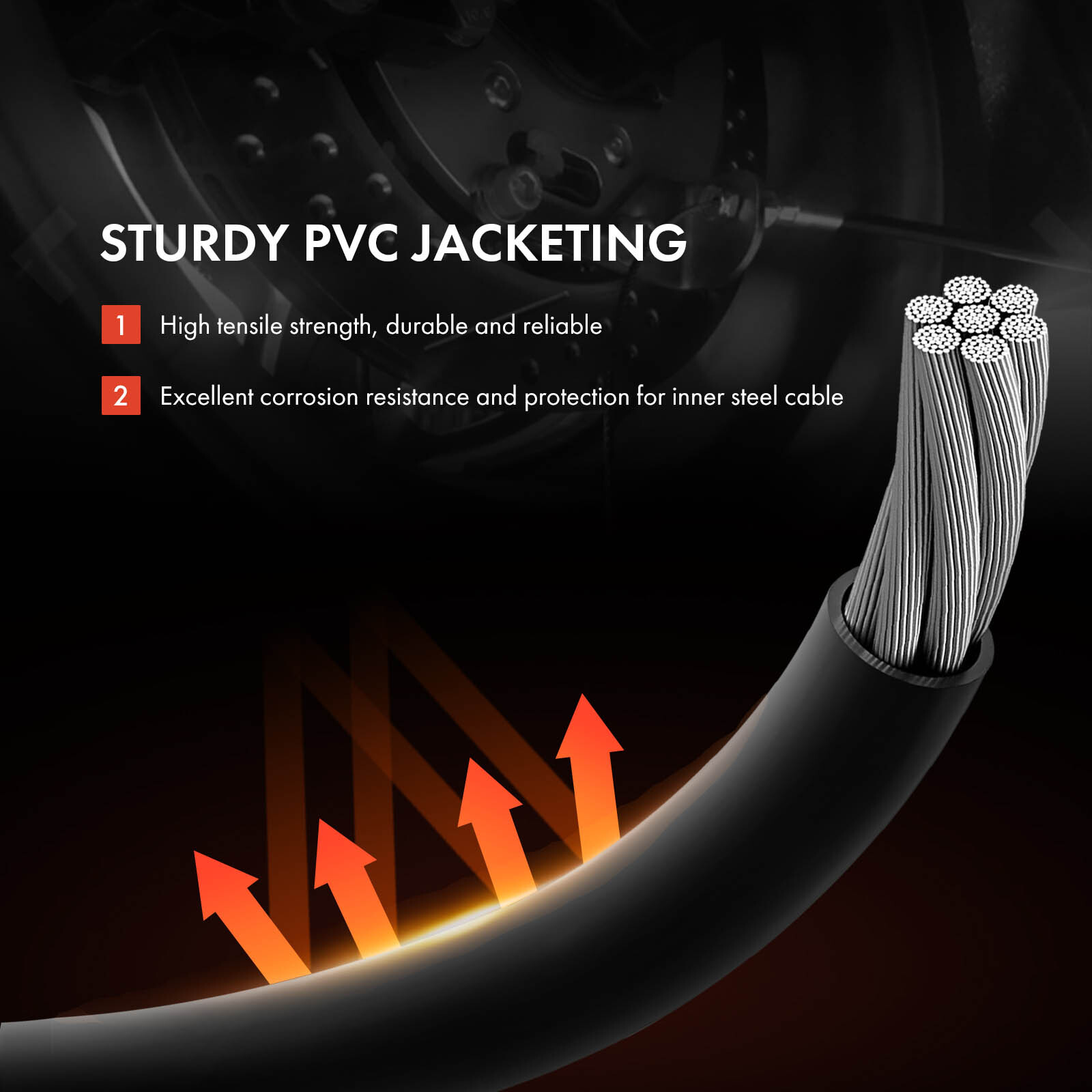 New Rear LH & RH Parking Brake Cable for Ford Ranger 1993-2002 Mazda B2300 B2500