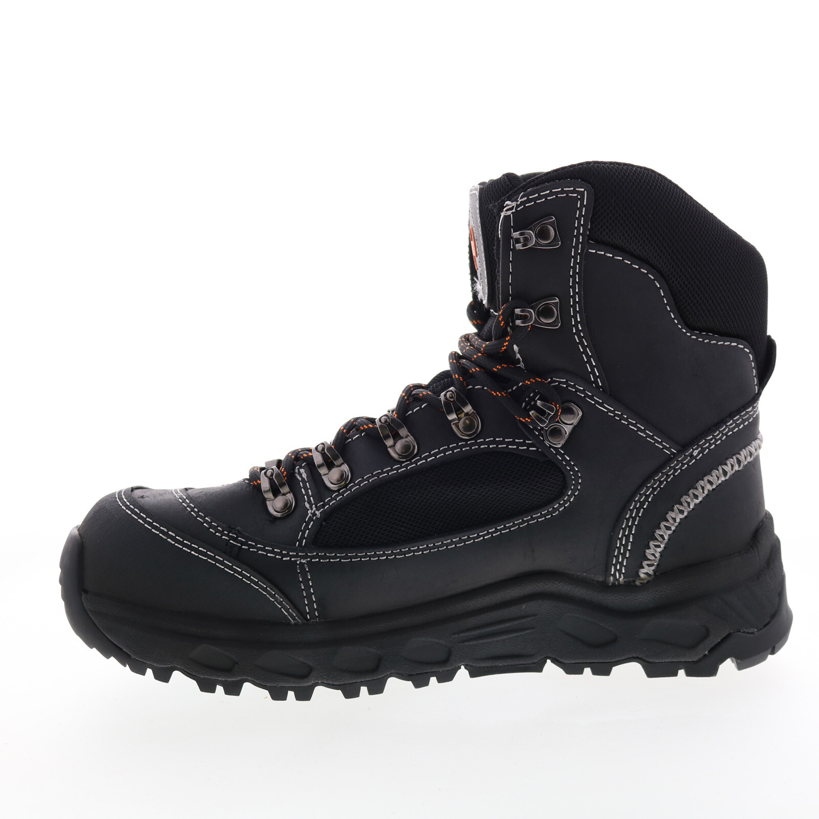 Hoss Blocker Aluminum Toe Waterproof Mens Black Extra Wide 4E Work Boots