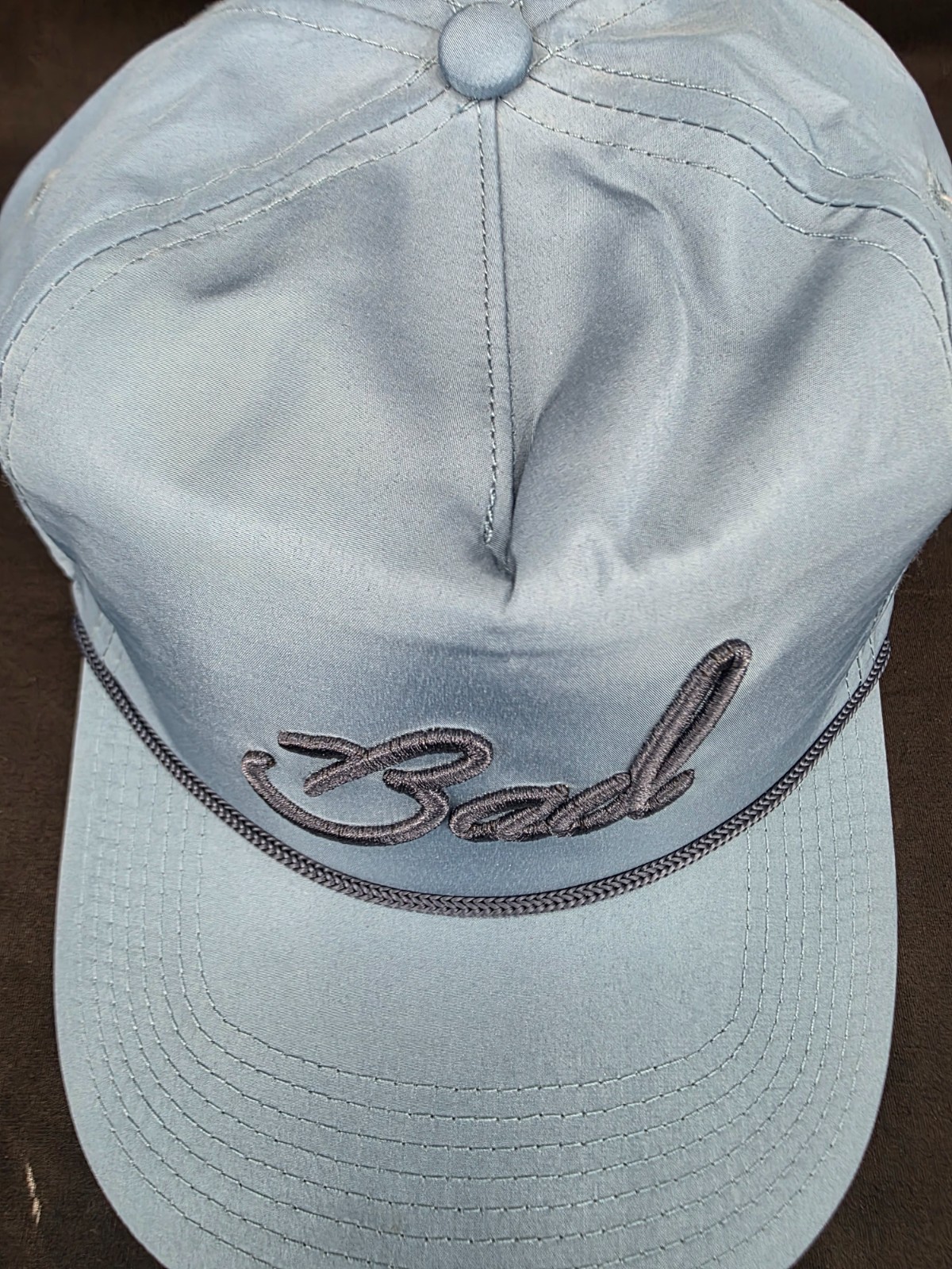 NEW Bad Birdie Rope Cornet Blue Embroidered Polyester Snapback Golf Hat OSFM