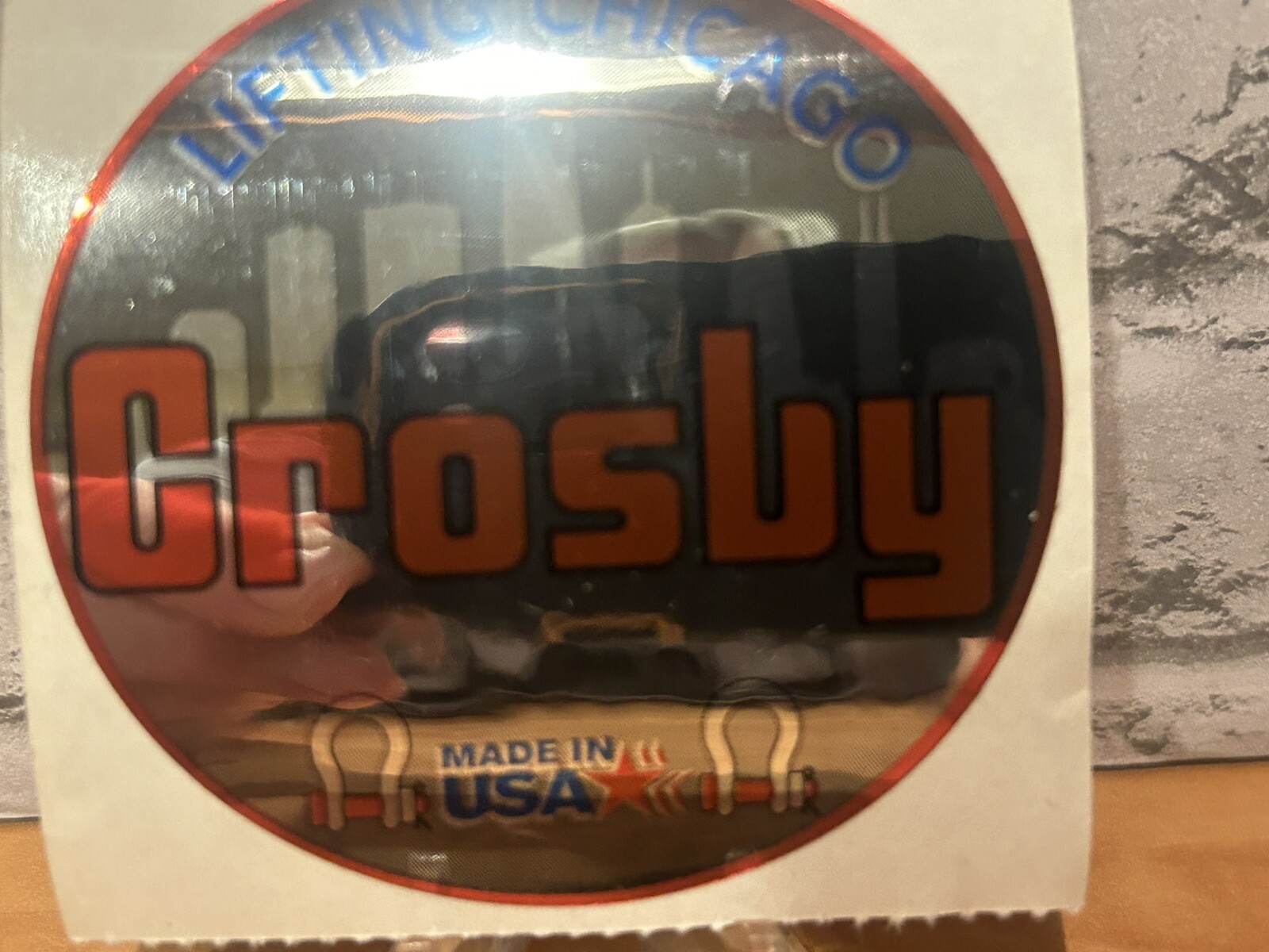 Crosby Rigging Lifting Chicago Operating Engineer Hardhat Sticker Hard Hat Crane