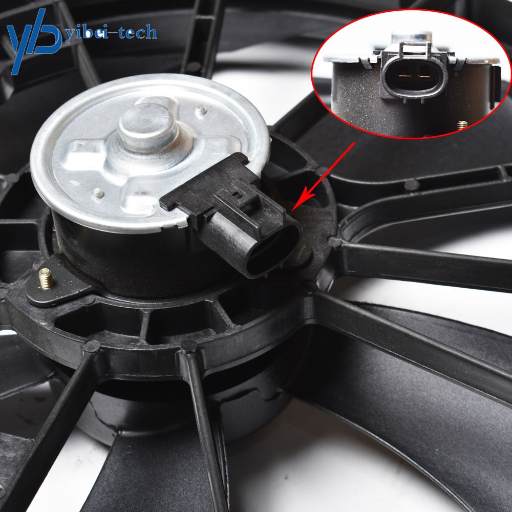 AC Dual Condenser Radiator Cooling Engine Fan For 2012-2017 Toyota Camry 2.5L L4