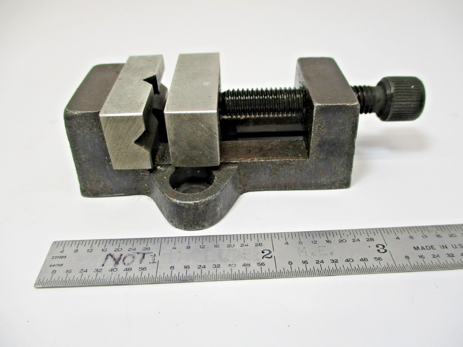 Machine VISE 1-3/8" Wide Jaws x 3" Long Opens 1" Bolts Down Emco Unimat in EC