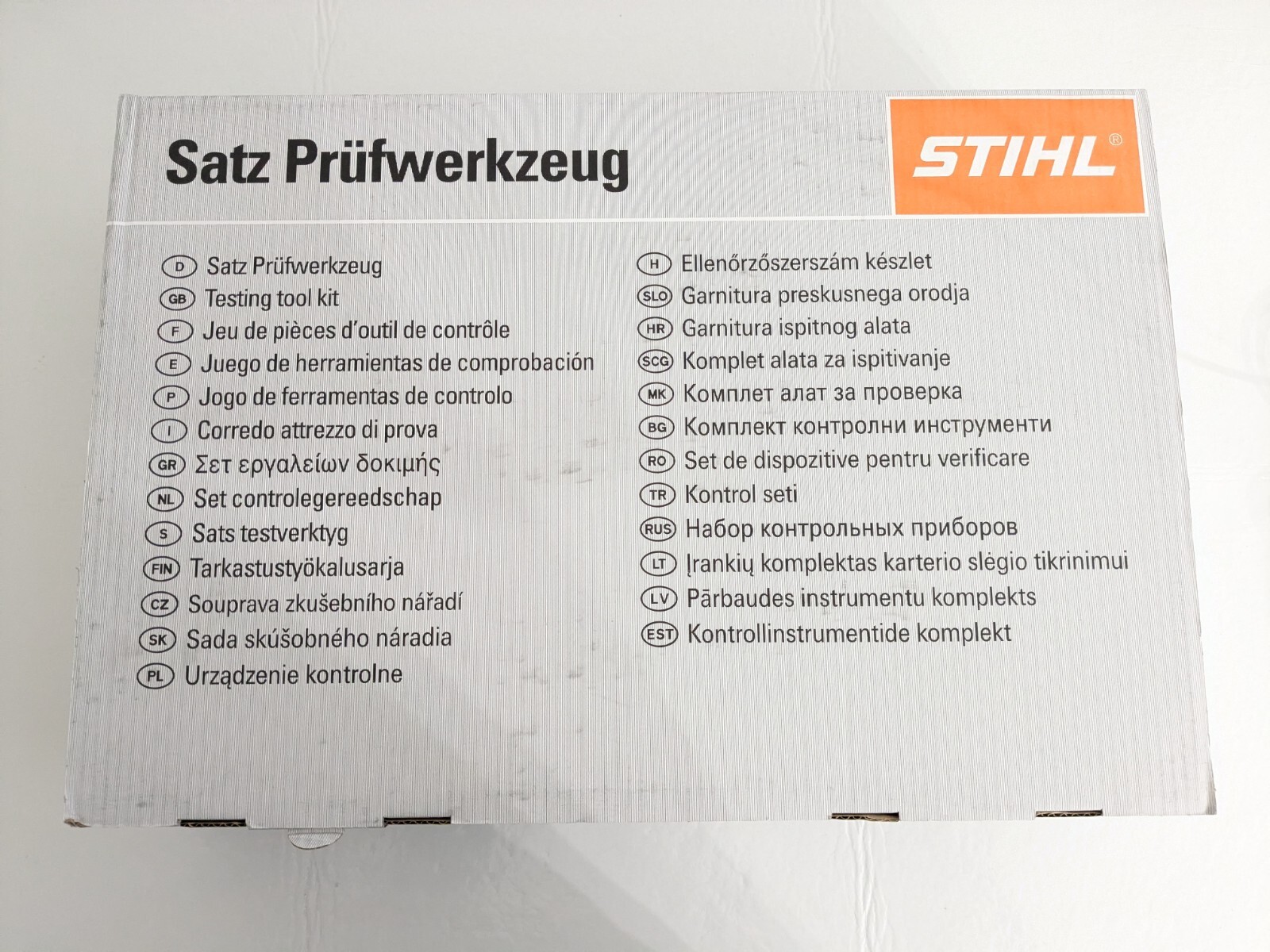 GENUINE OEM Stihl Pressure & Vacuum Tester Tool kit Part Number 0000 890 1701