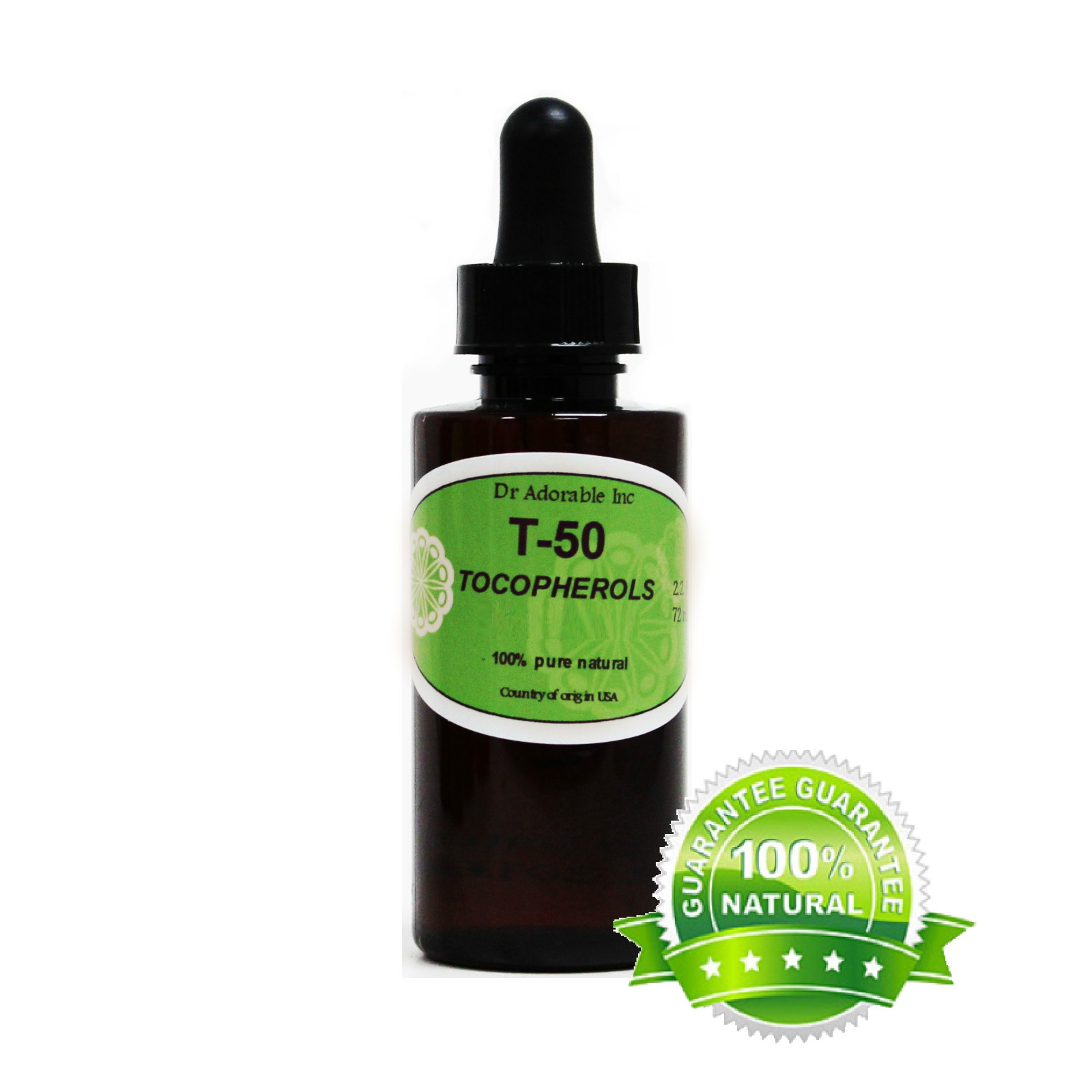 VITAMIN E SOLUBLE IN OILS TOCOPHEROLS T-50 ANTI AGING FROM 2 OZ UP TO 1 GALLON