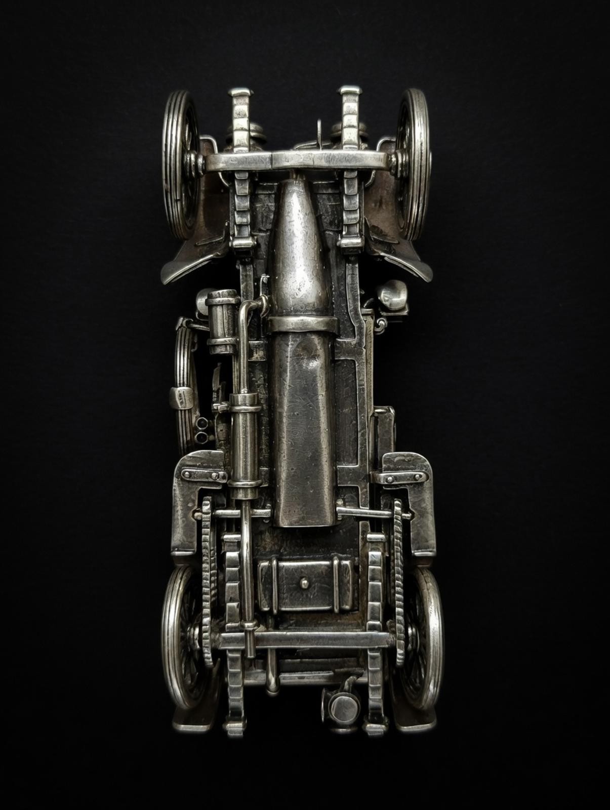 Silver Edition 1904 Mercedes Simplex by Franklin Mint.