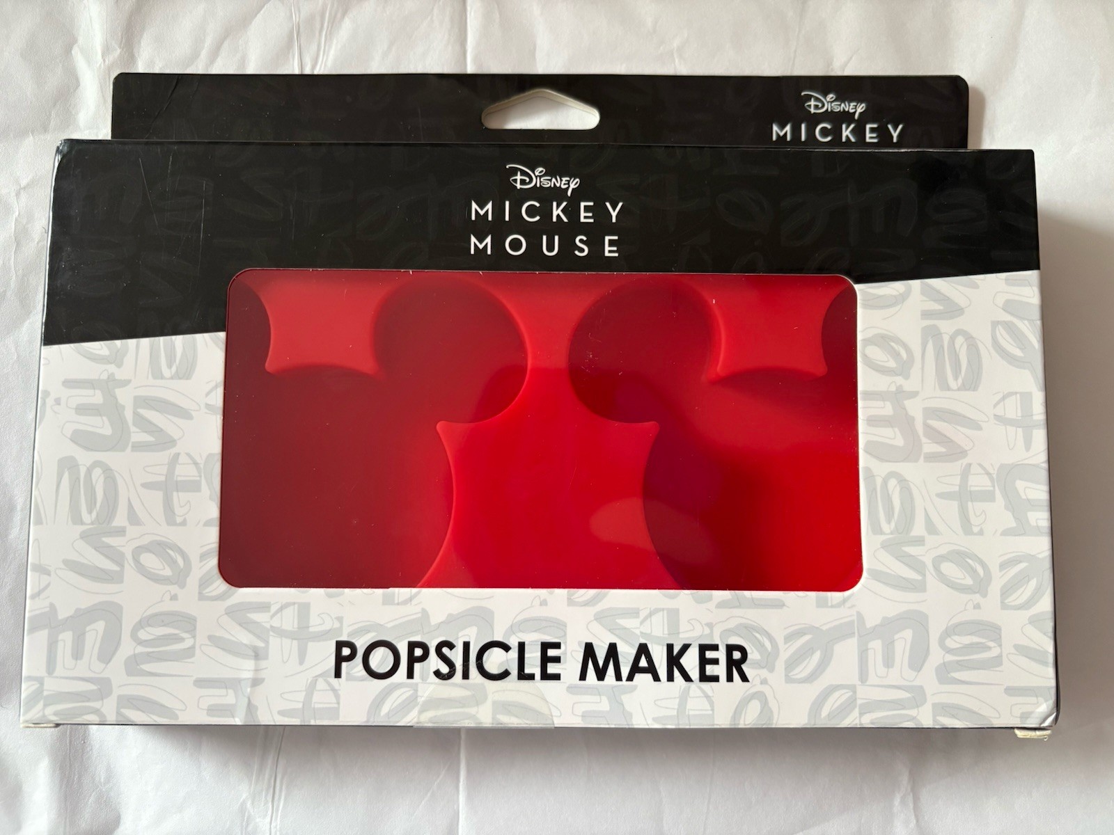 NEW  Disney Mickey Mouse 2 Silicone Popsicle Mold Maker Set