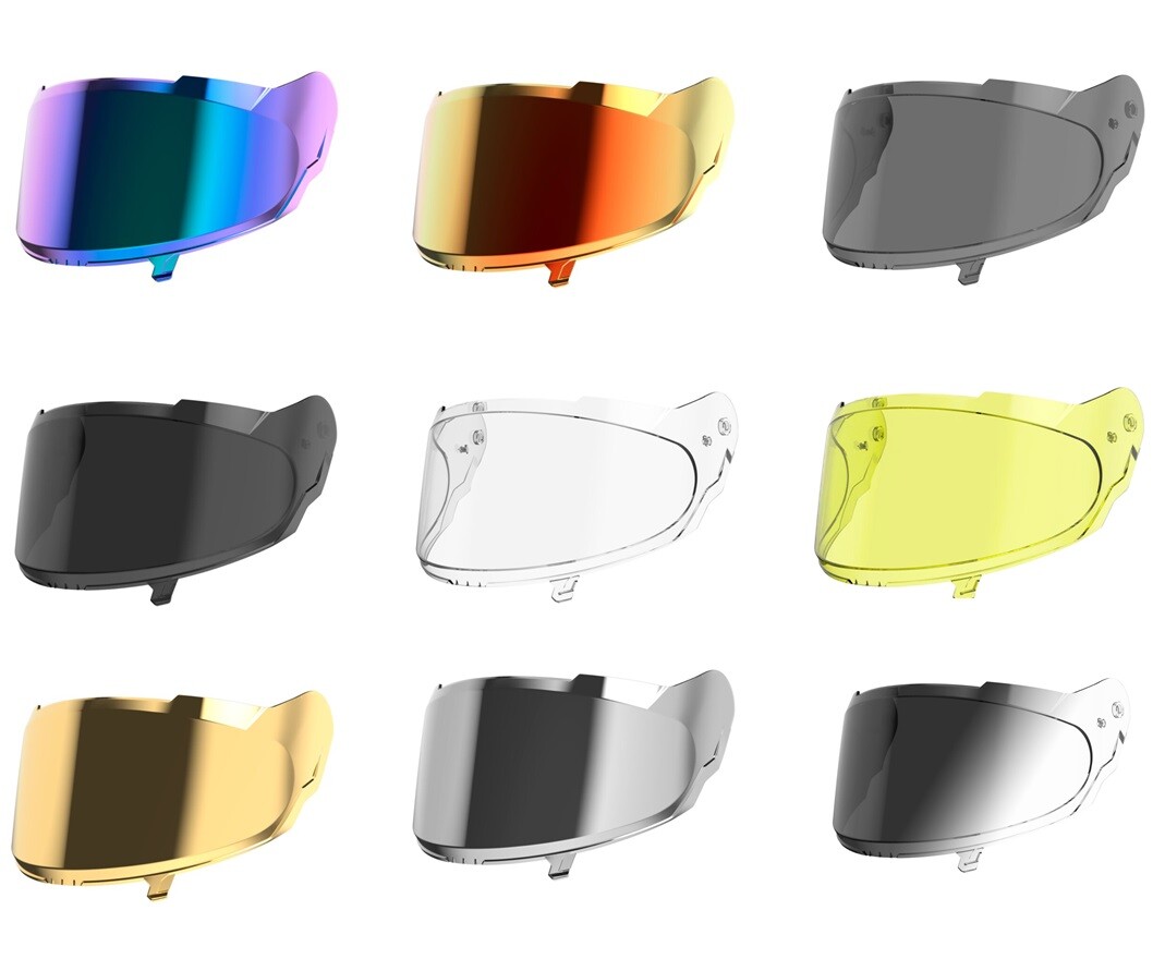 Nexx XR3R Helmet Face Shield Visor Clear Dark Smoke Iridium Blue Silver Red Gold