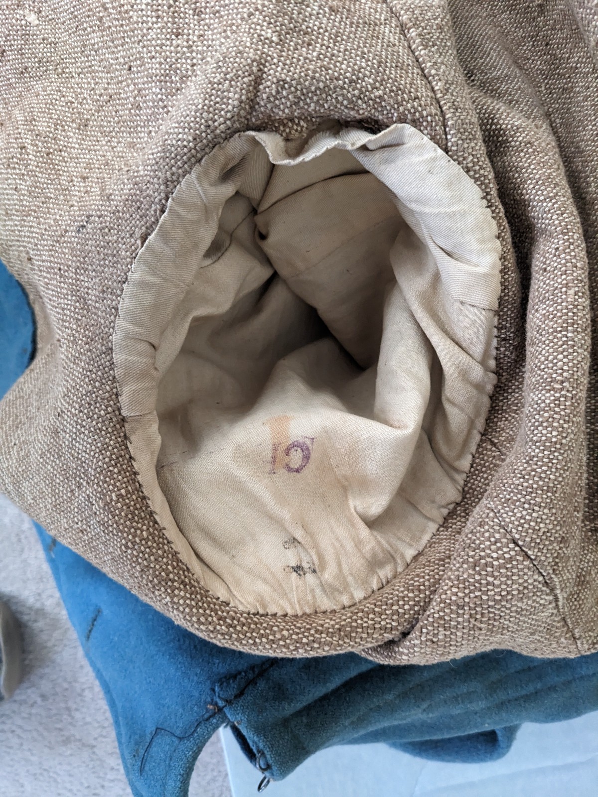 Original Civil War mounted troops overcoat. Solid.